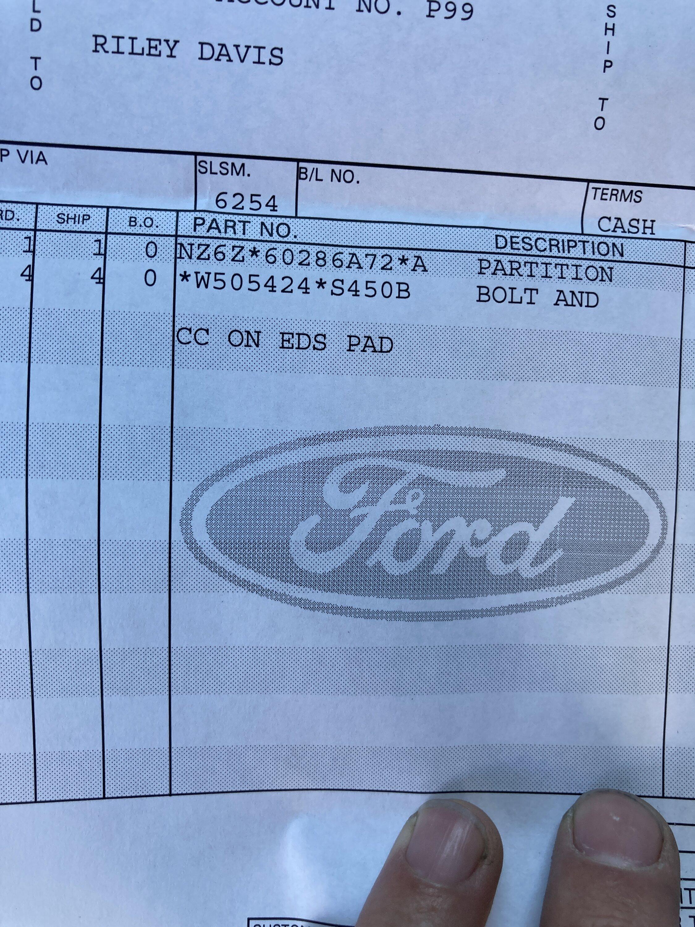 Ford Maverick Need help finding a bed cubby part number IMG_4947