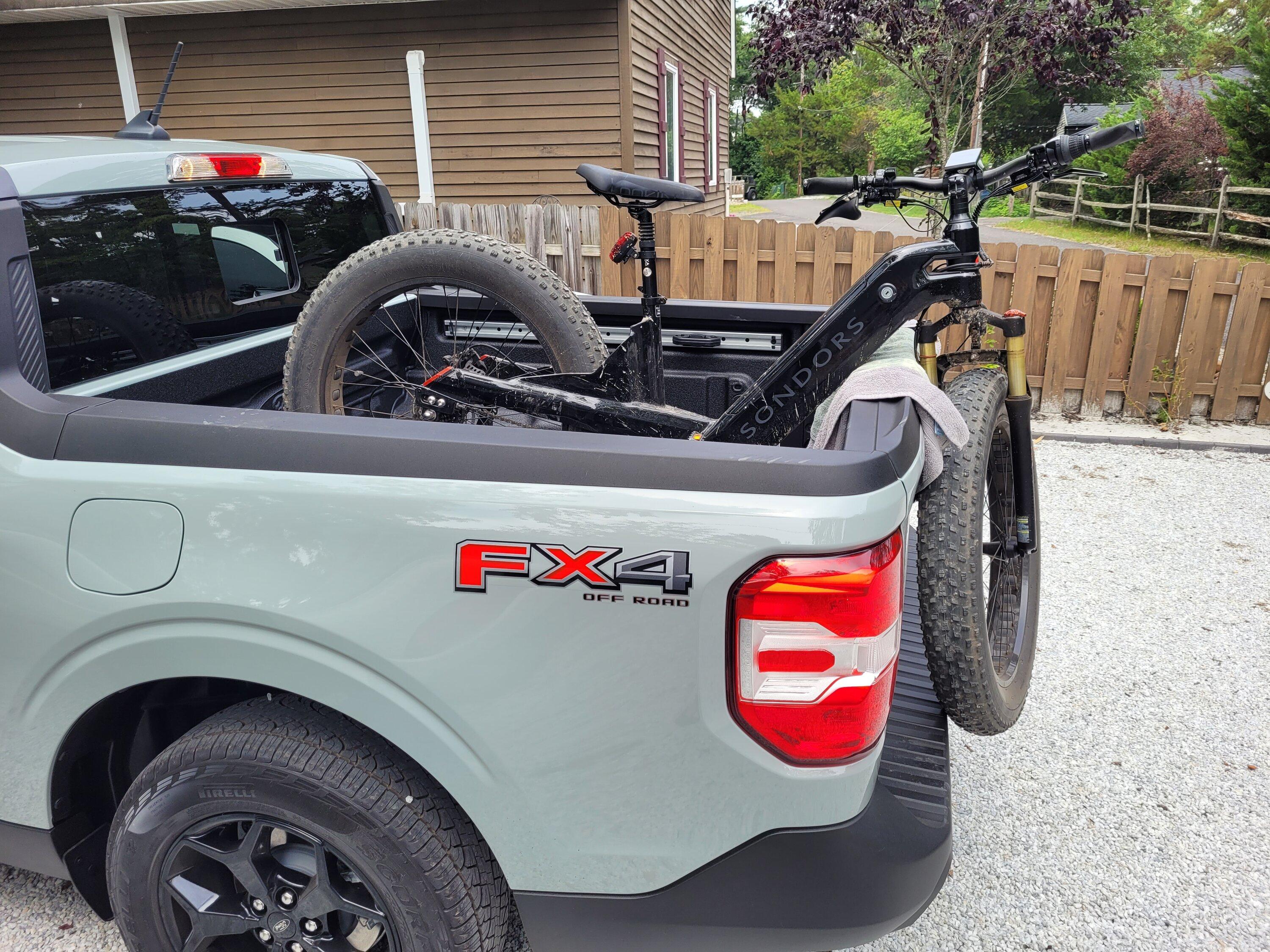 Ford Maverick My way of carrying bike 20230805_142738