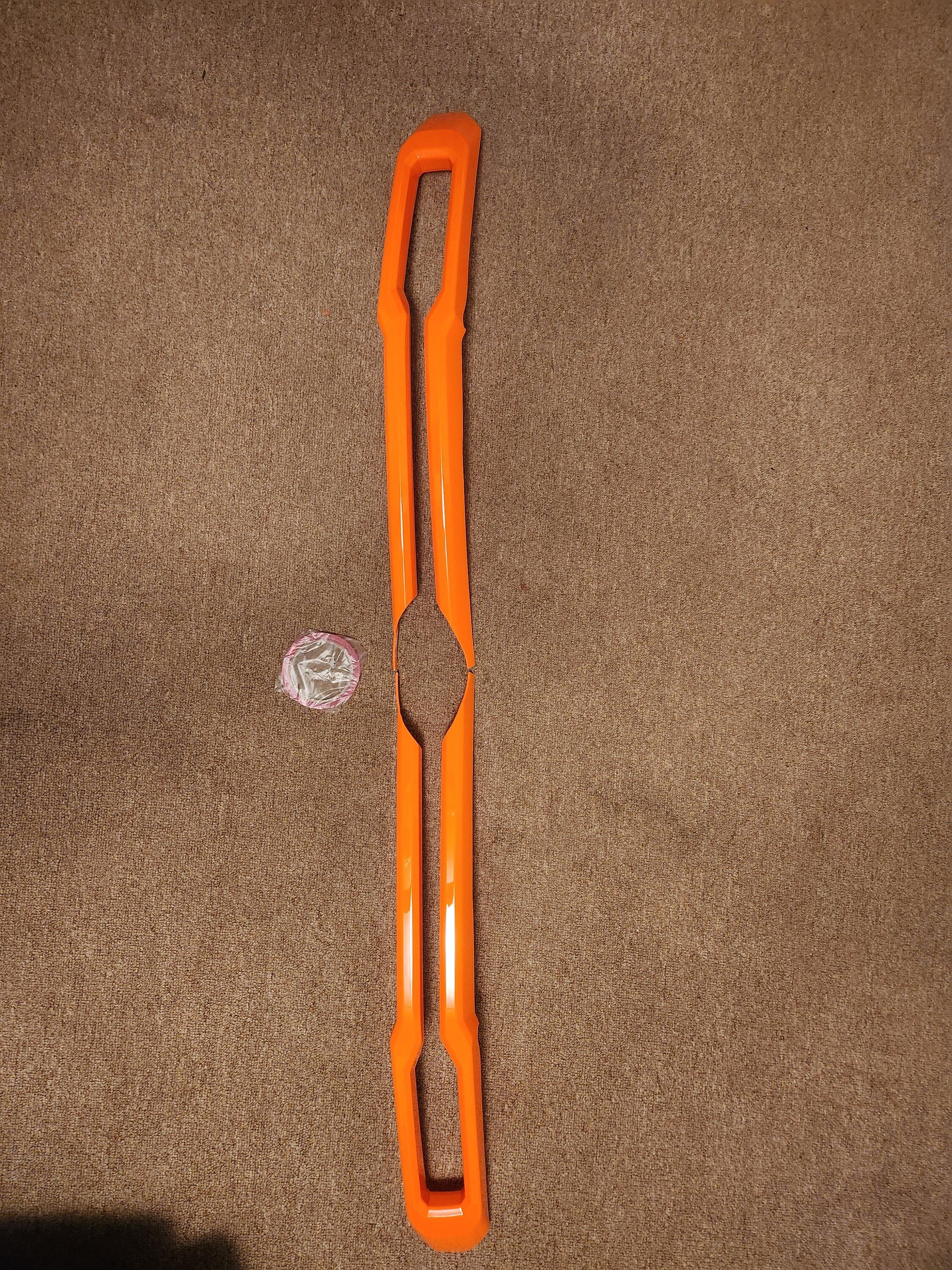 Ford Maverick ABS Plastic Orange Grille Cover 20230814_205050