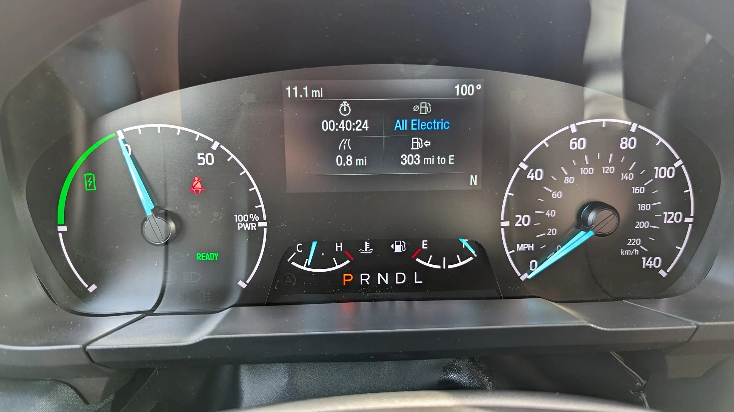 Ford Maverick White XLT Hybrid with 12 miles 🌵SOLD Odometer resized