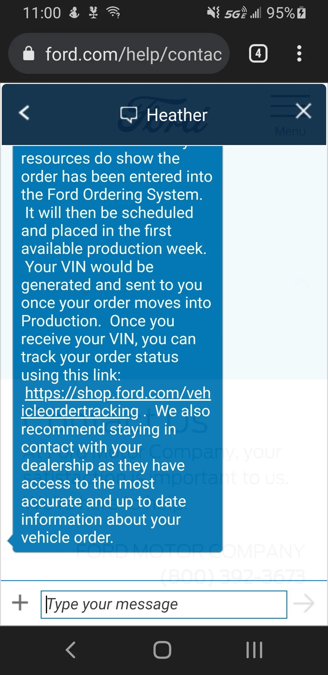 Ford Maverick 2024 Maverick Orders Now Being Prioritized - Contact Ford Chat to check Screenshot_20230815-110013_Chrom