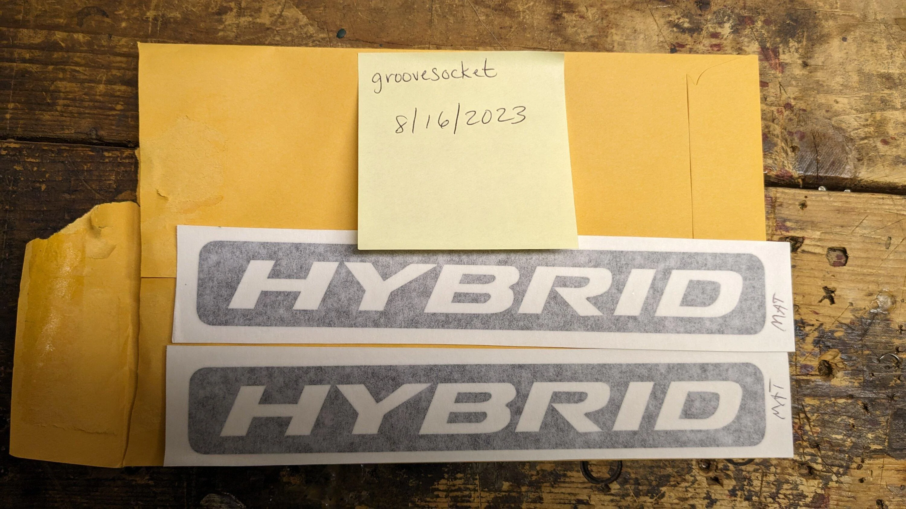 Ford Maverick Maverick Hybrid decals PXL_20230816_161437640