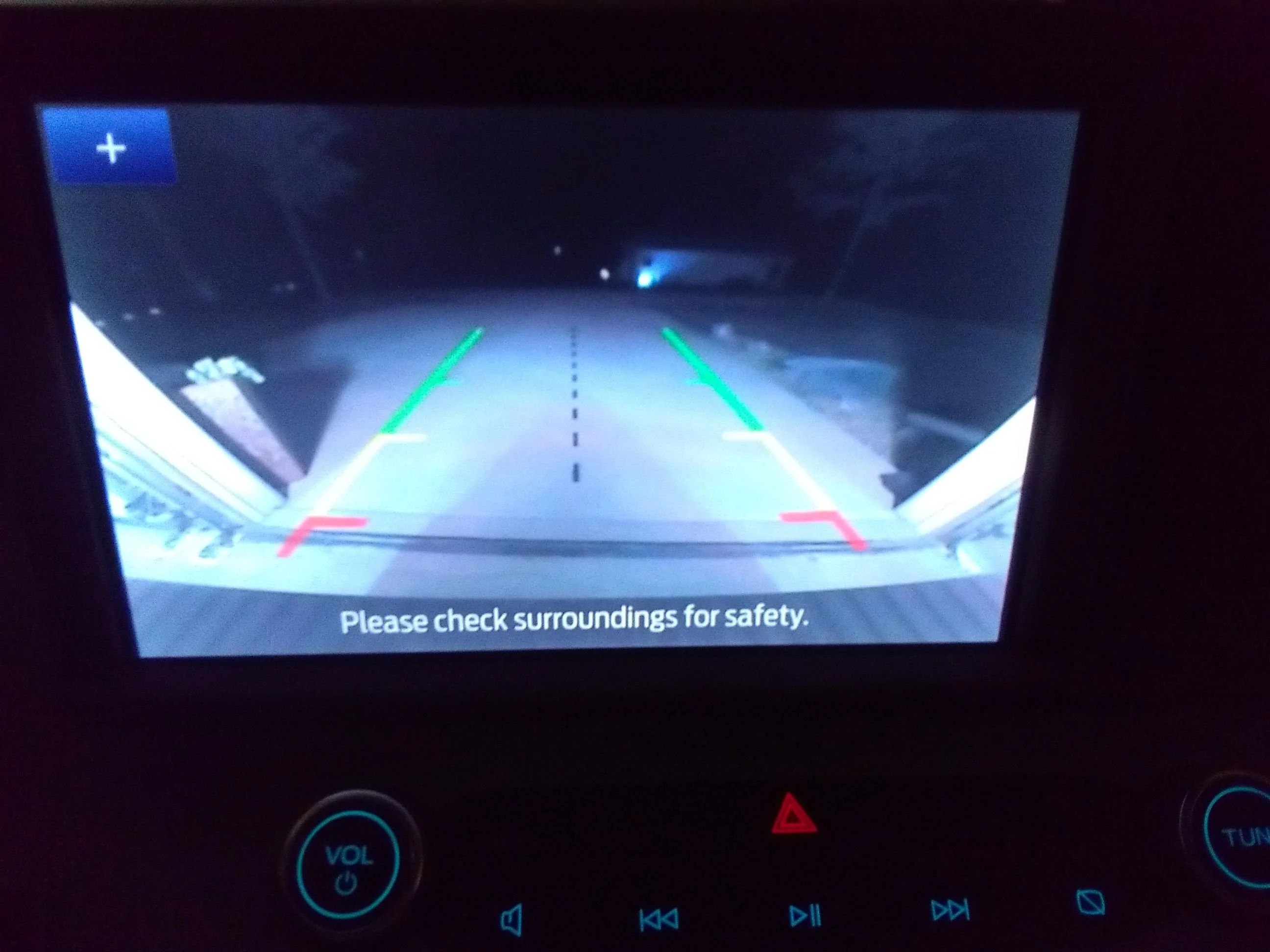 Ford Maverick What is the rear view camera icon for? KIMG0189