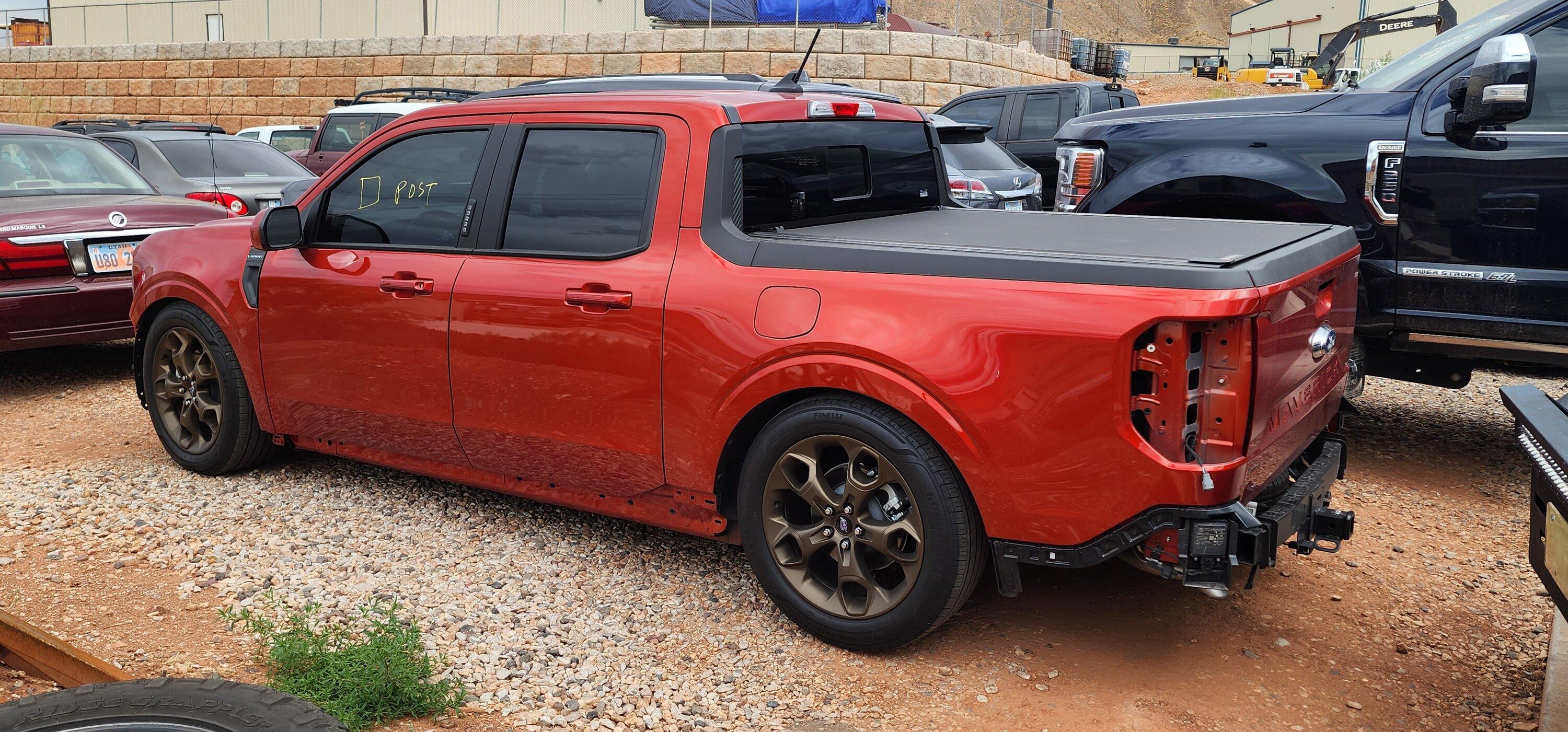 Ford Maverick Slammed on Silver's Coilovers (23 Hybrid Lariat) 20230821_170503