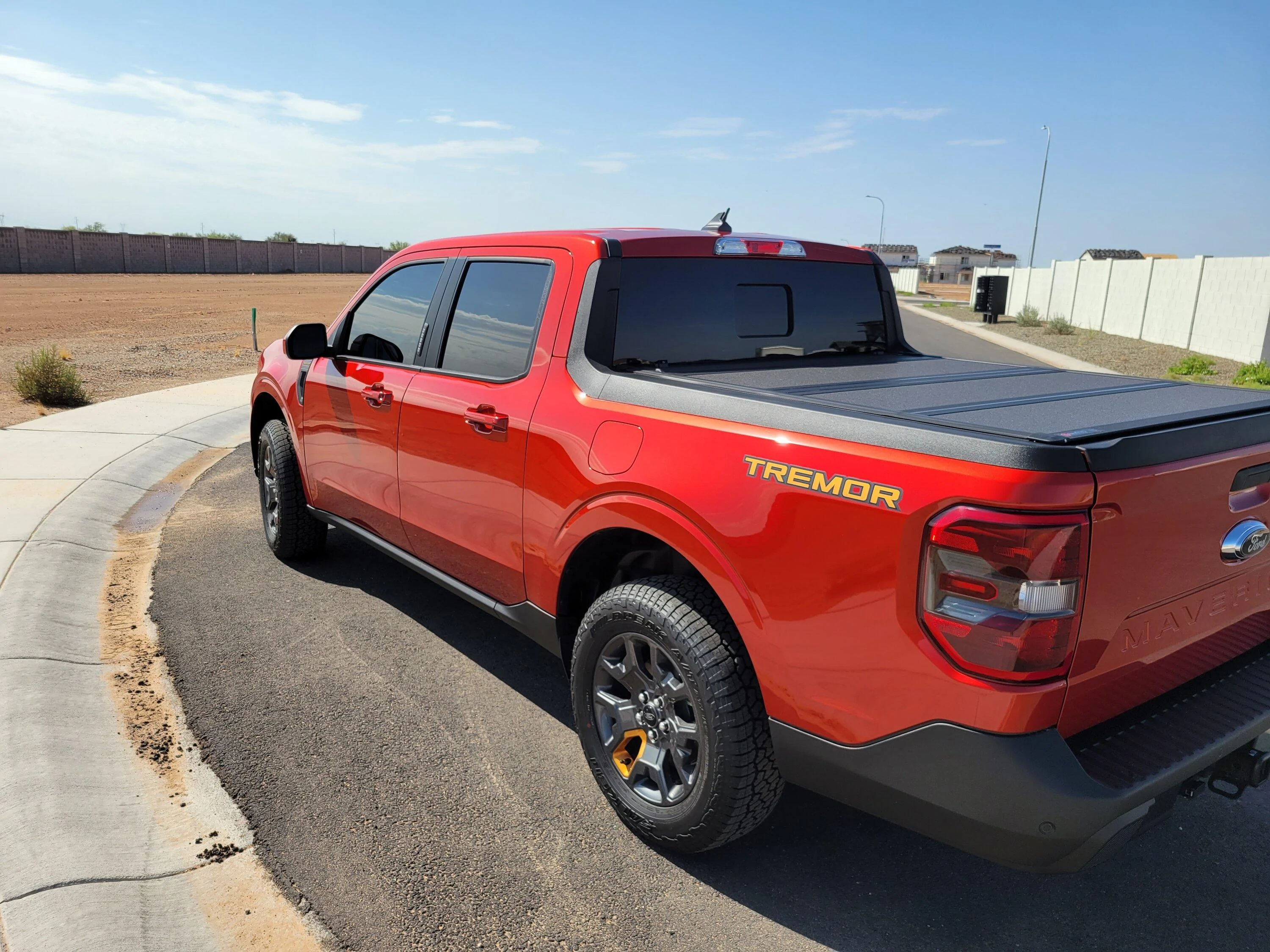 Ford Maverick HOT PEPPER RED Maverick Photos Thread Rear1