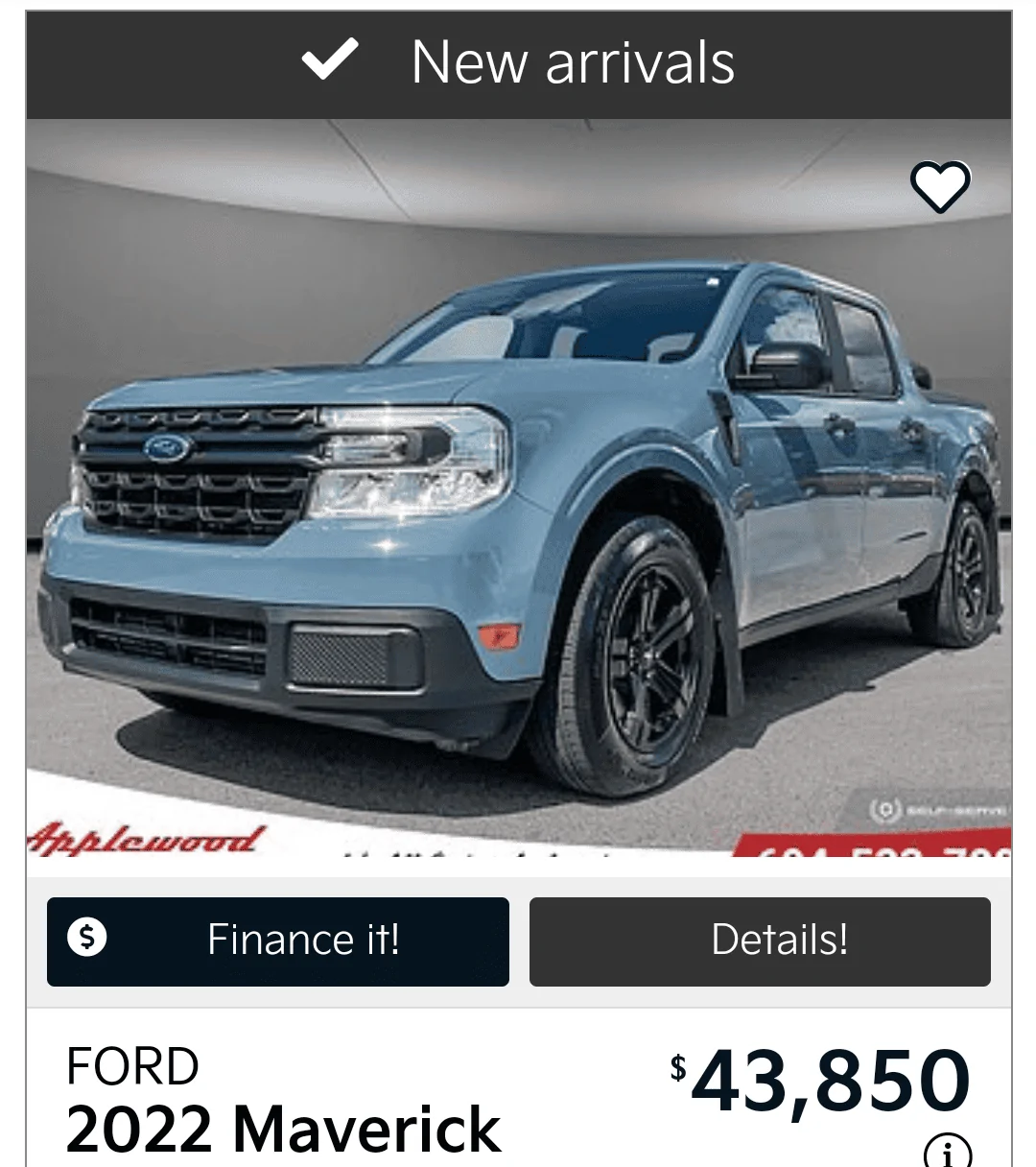 Ford Maverick To my Canadian friends who traded in their Maverick... Screenshot_20230823-144947~2