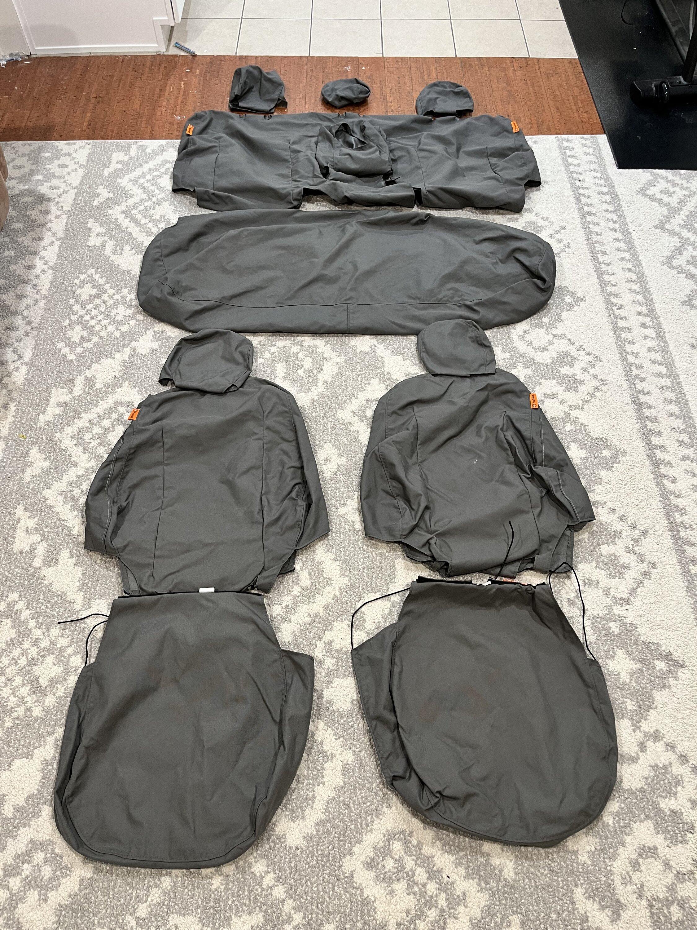 Ford Maverick TigerTough IronWeave Seat Covers Full Set IMG_3537