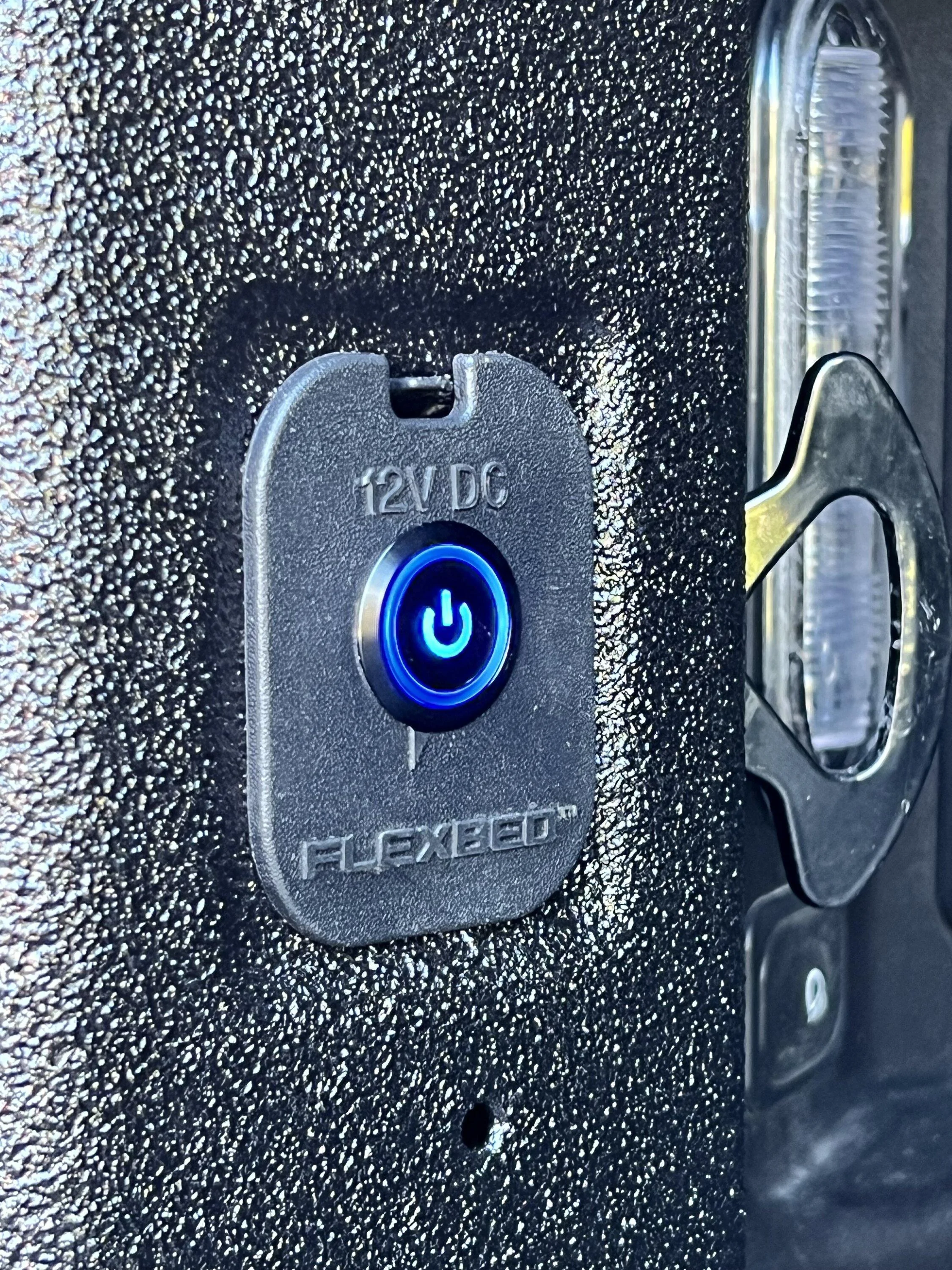 Ford Maverick NiLight 60” LED bed light kit installed with tailgate magnetic switch IMG_1702