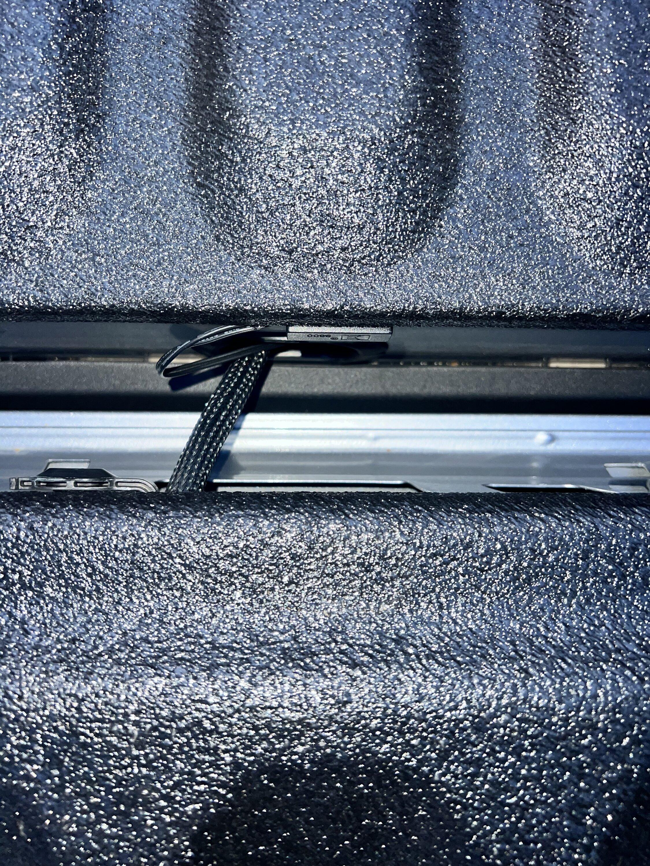 Ford Maverick NiLight 60” LED bed light kit installed with tailgate magnetic switch IMG_4276