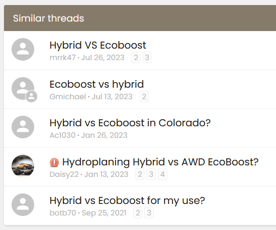 Ford Maverick Some questions regarding the Hybrid vs Ecoboost 1693178563429