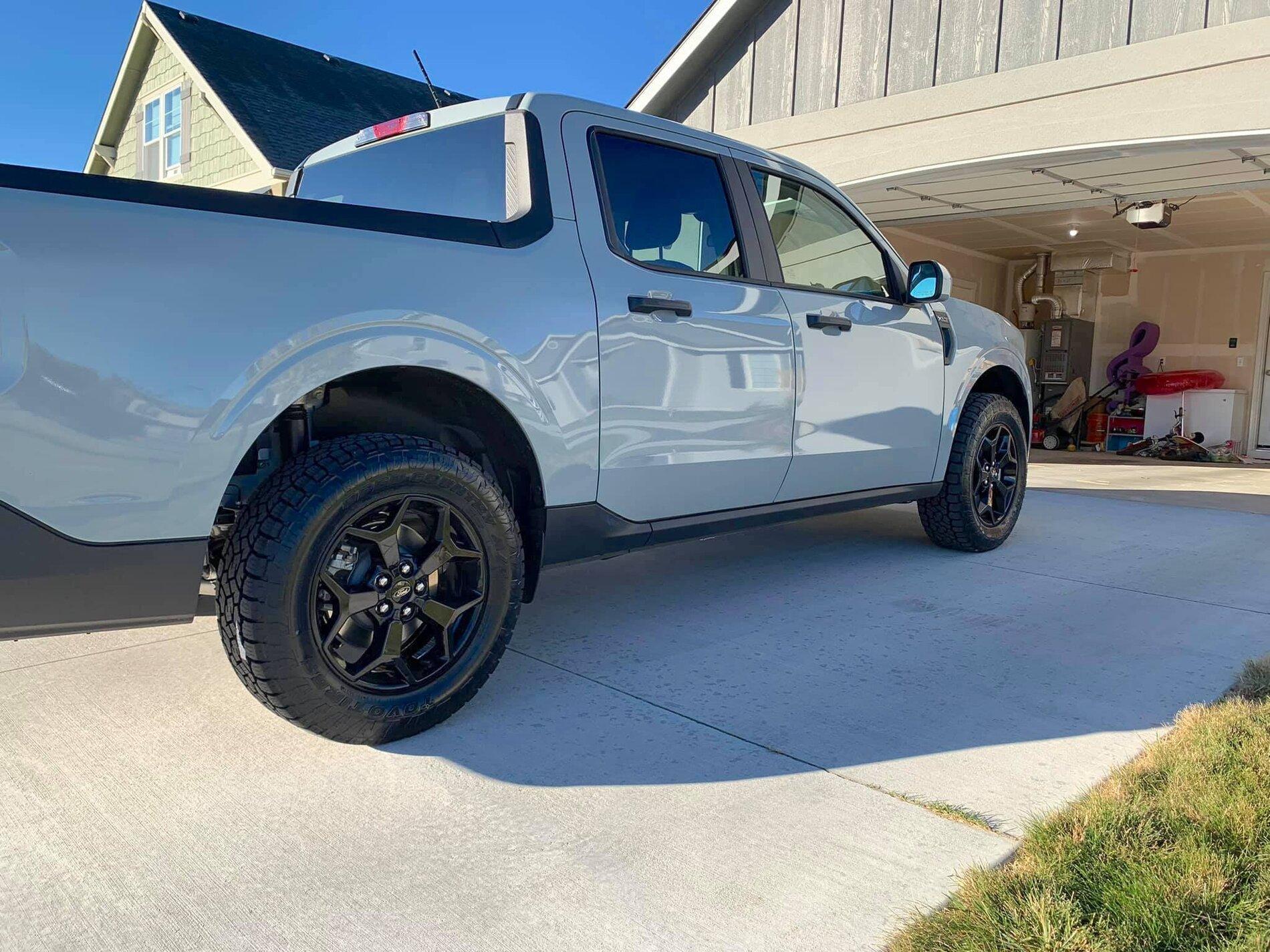 Ford Maverick CACTUS GRAY Maverick Photos Thread 235:65 Toyo AT3 tires on XLT FX4 Maverick 2