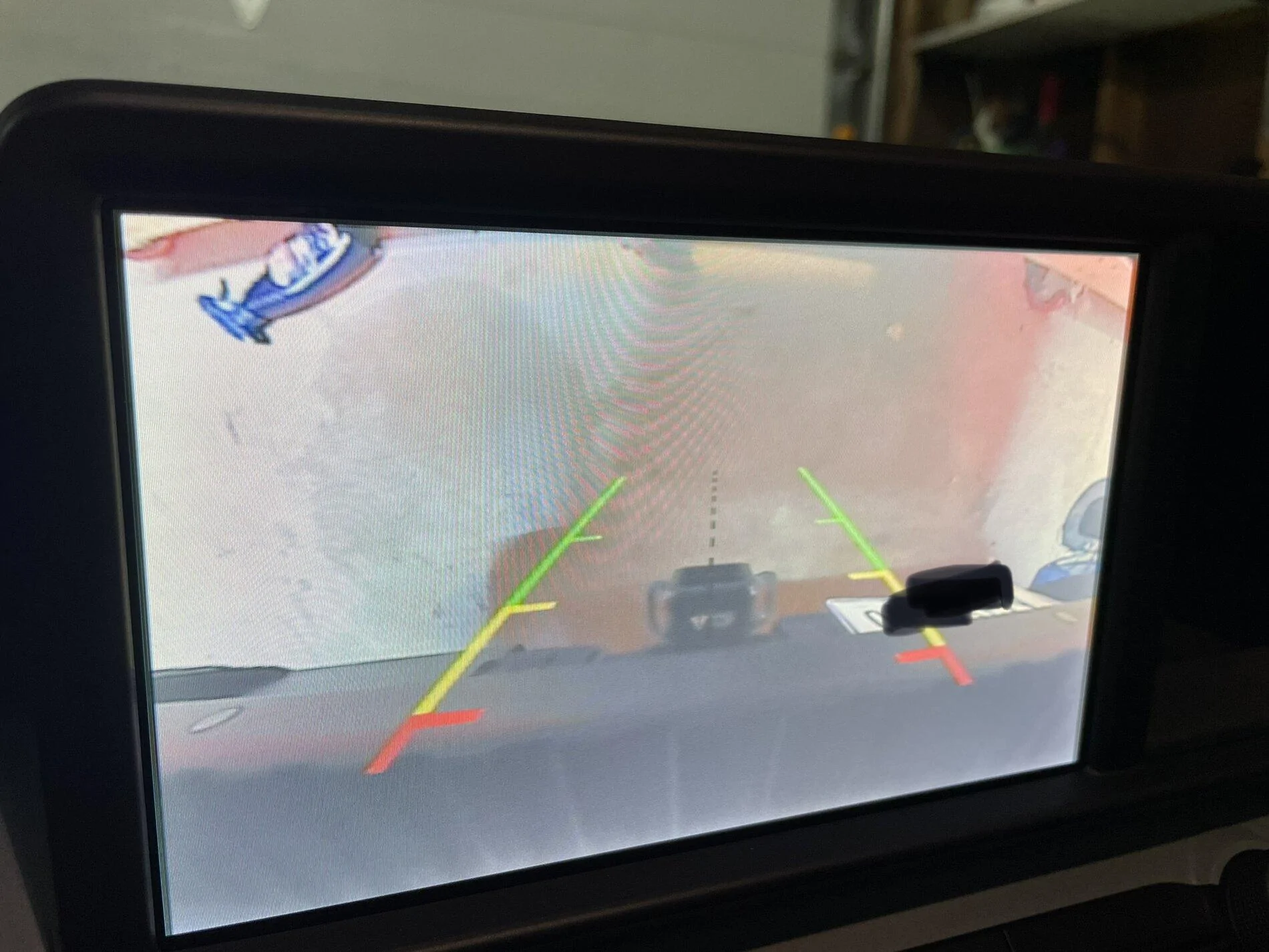 Ford Maverick Backup Camera/Tailgate Down Plywood Position