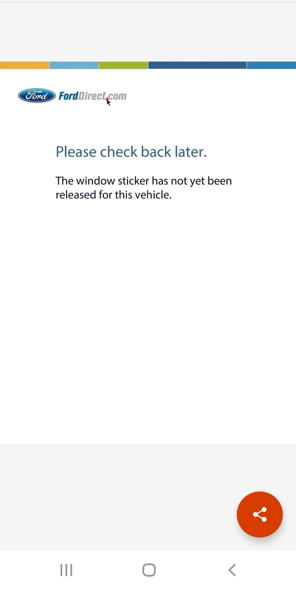 Ford Maverick Hybrid Maverick built 10/6 - Window Sticker now gone! No Moroney