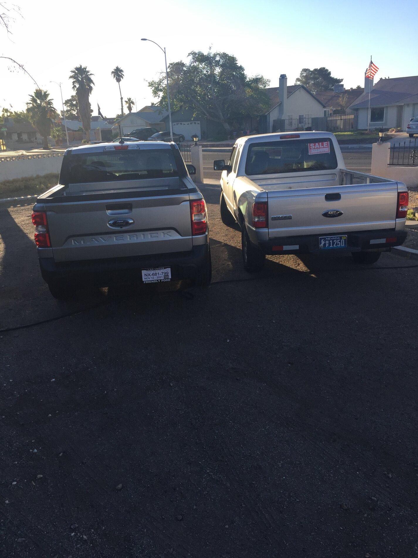 Ford Maverick Maverick smaller than Explorer Sport Trac A3386CDB-A0B8-40BA-95FB-9B2E7BCC9E2F