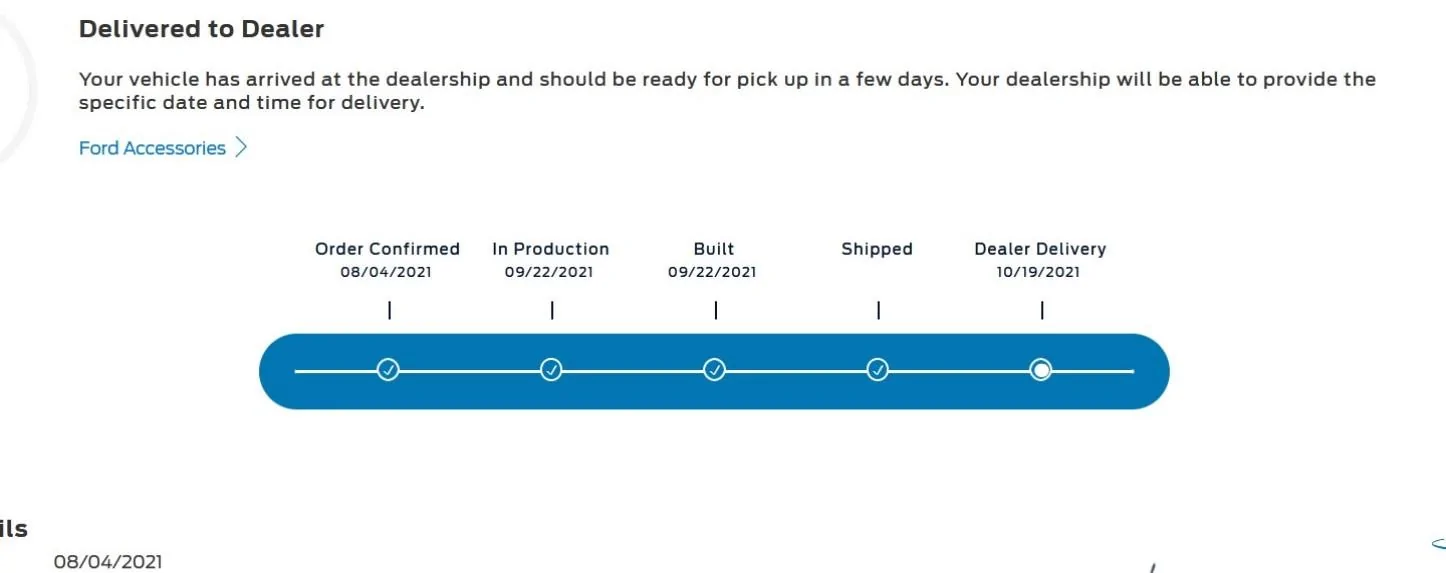 Ford Maverick 76 Days from ordered to delivery delivered2