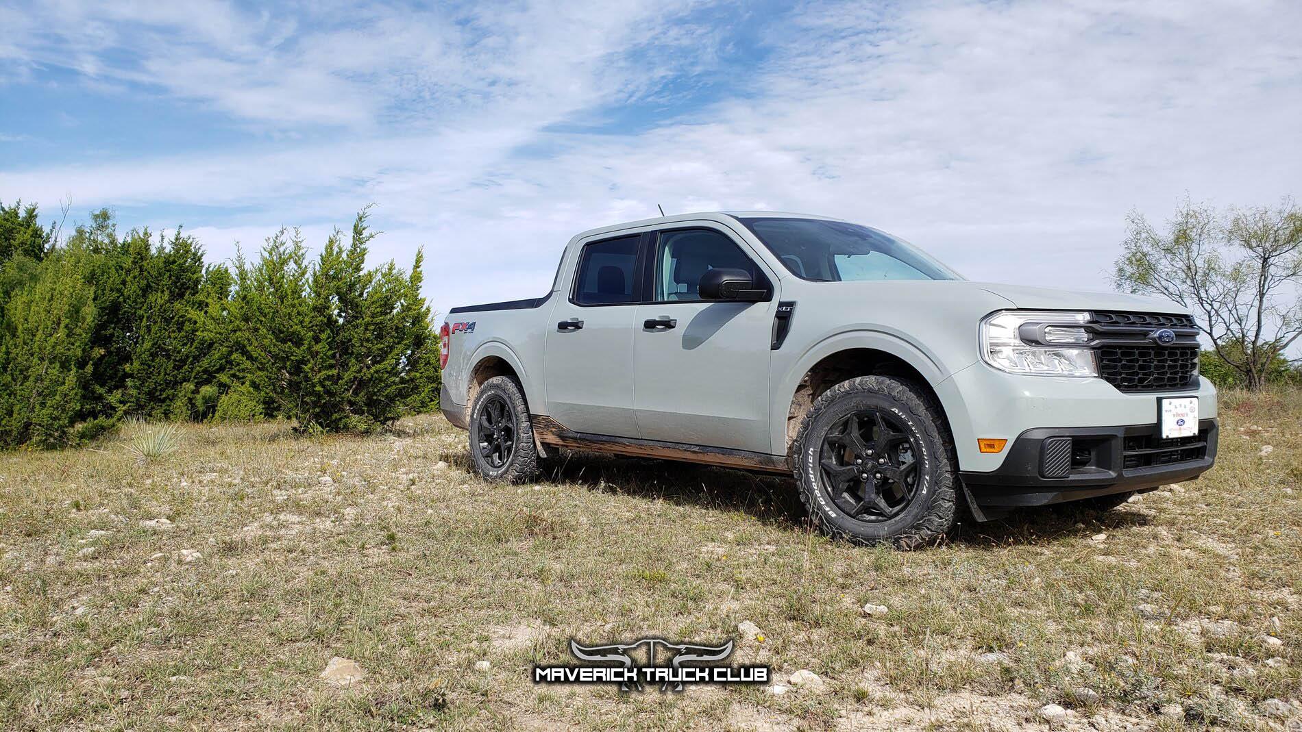 Ford Maverick My Maverick XLT on BFGoodrich KO2 245/65 Tires With White Lettering Cactus Gray Maverick XLT BFGoodrich BFG KO2 245:65 tires white lettering .jpg6