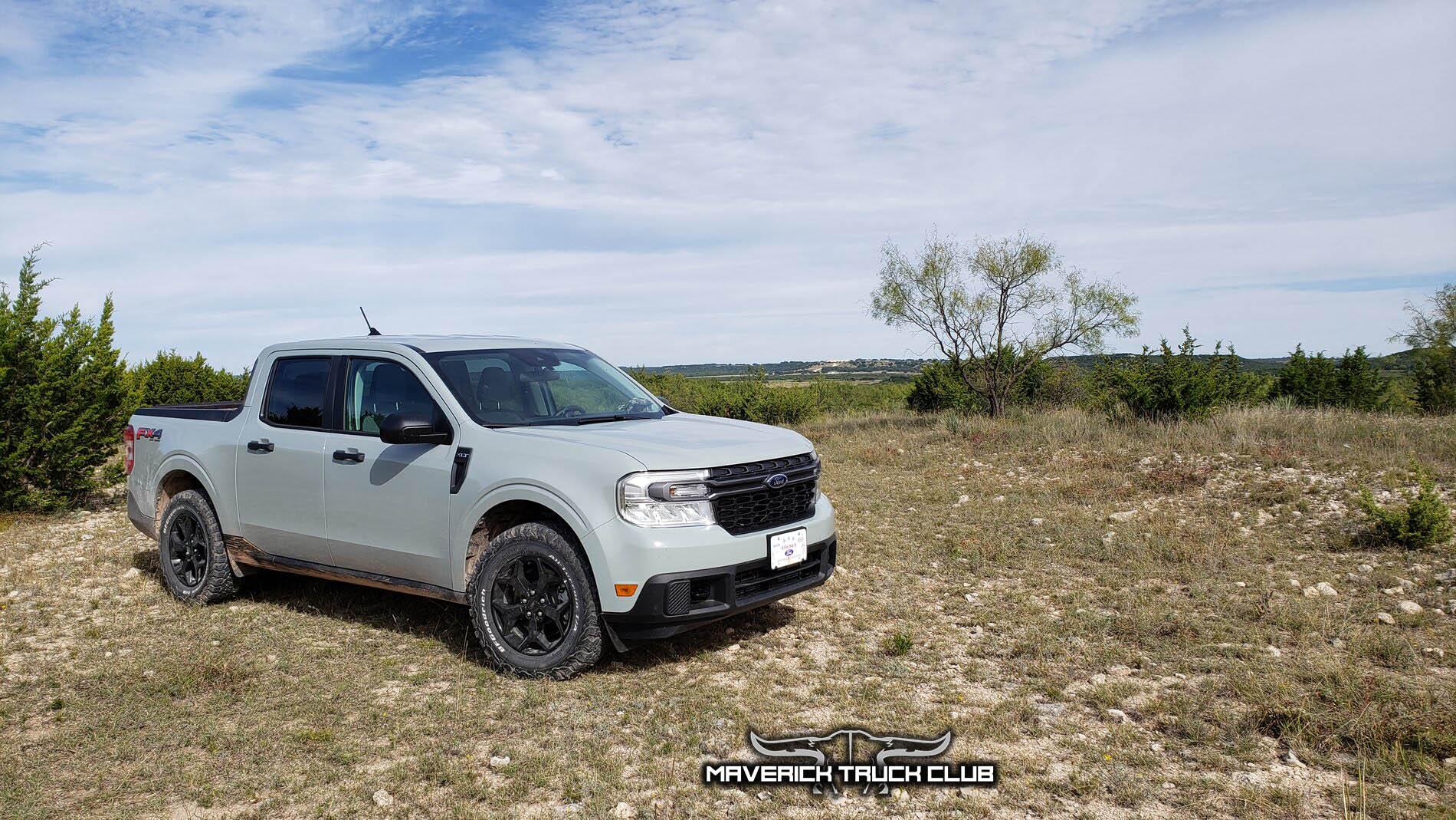 Ford Maverick My Maverick XLT on BFGoodrich KO2 245/65 Tires With White Lettering Cactus Gray Maverick XLT BFGoodrich BFG KO2 245:65 tires white lettering .jpg5