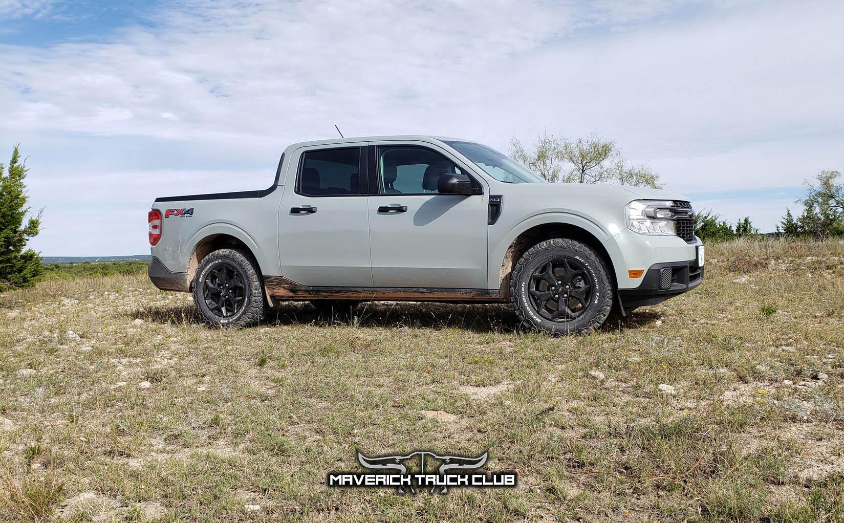Ford Maverick My Maverick XLT on BFGoodrich KO2 245/65 Tires With White Lettering Cactus Gray Maverick XLT BFGoodrich BFG KO2 245:65 tires white lettering .jpg4