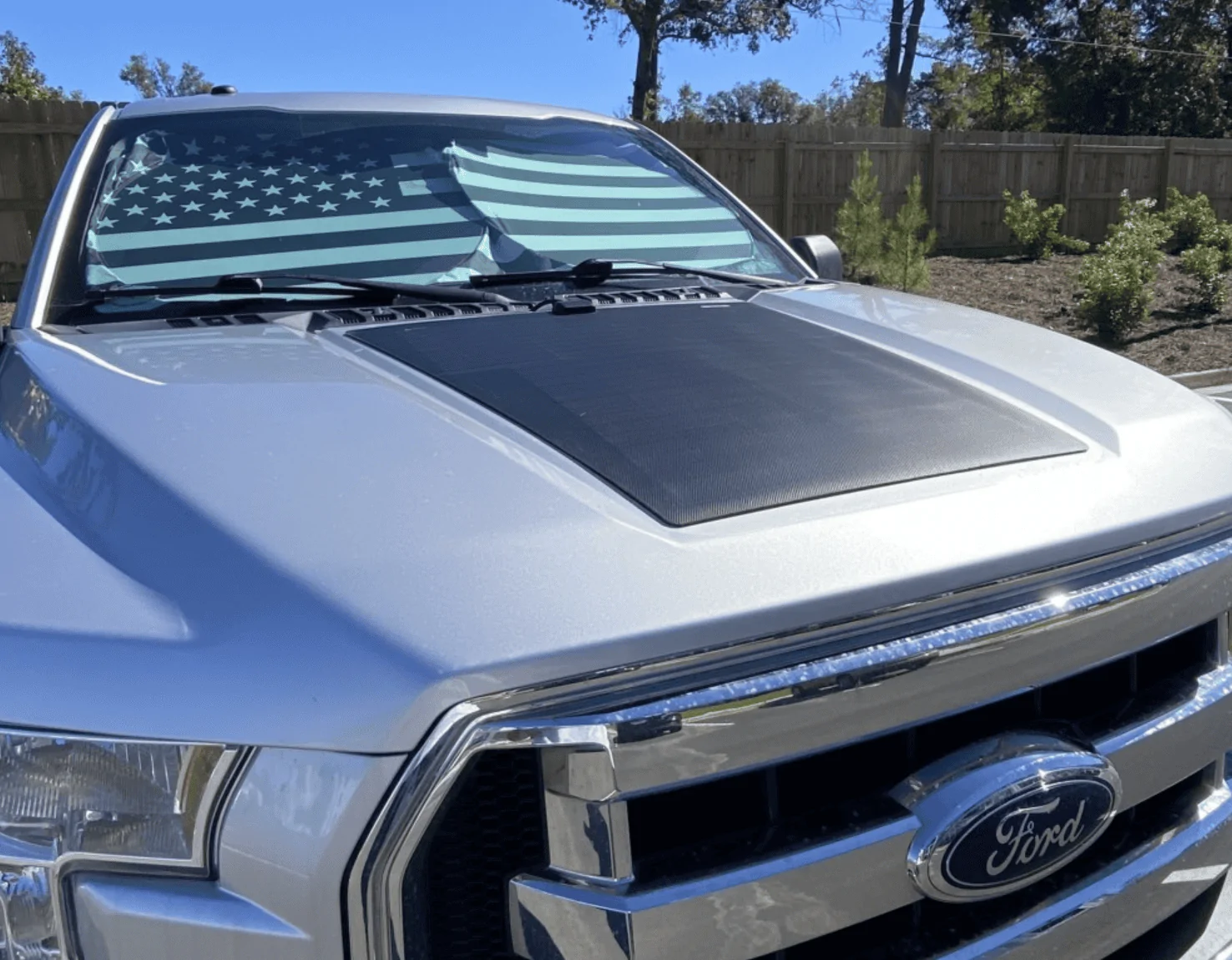 Ford Maverick Hood mounted solar panels (for 12v systems) 1634664921824