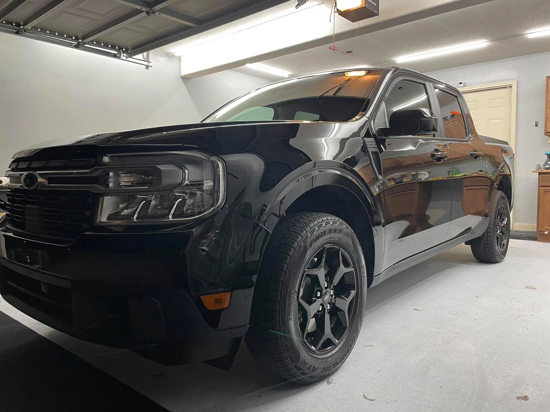 Ford Maverick SHADOW BLACK Maverick Photos Thread Shadow Black Maverick Lariat FX4 black wheels 1