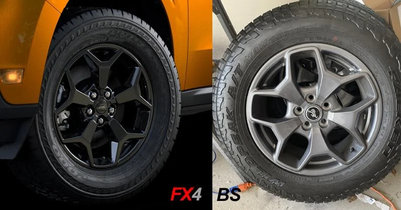 Ford Maverick Bronco Sport wheels on a Maverick LX - pics! FX4BS