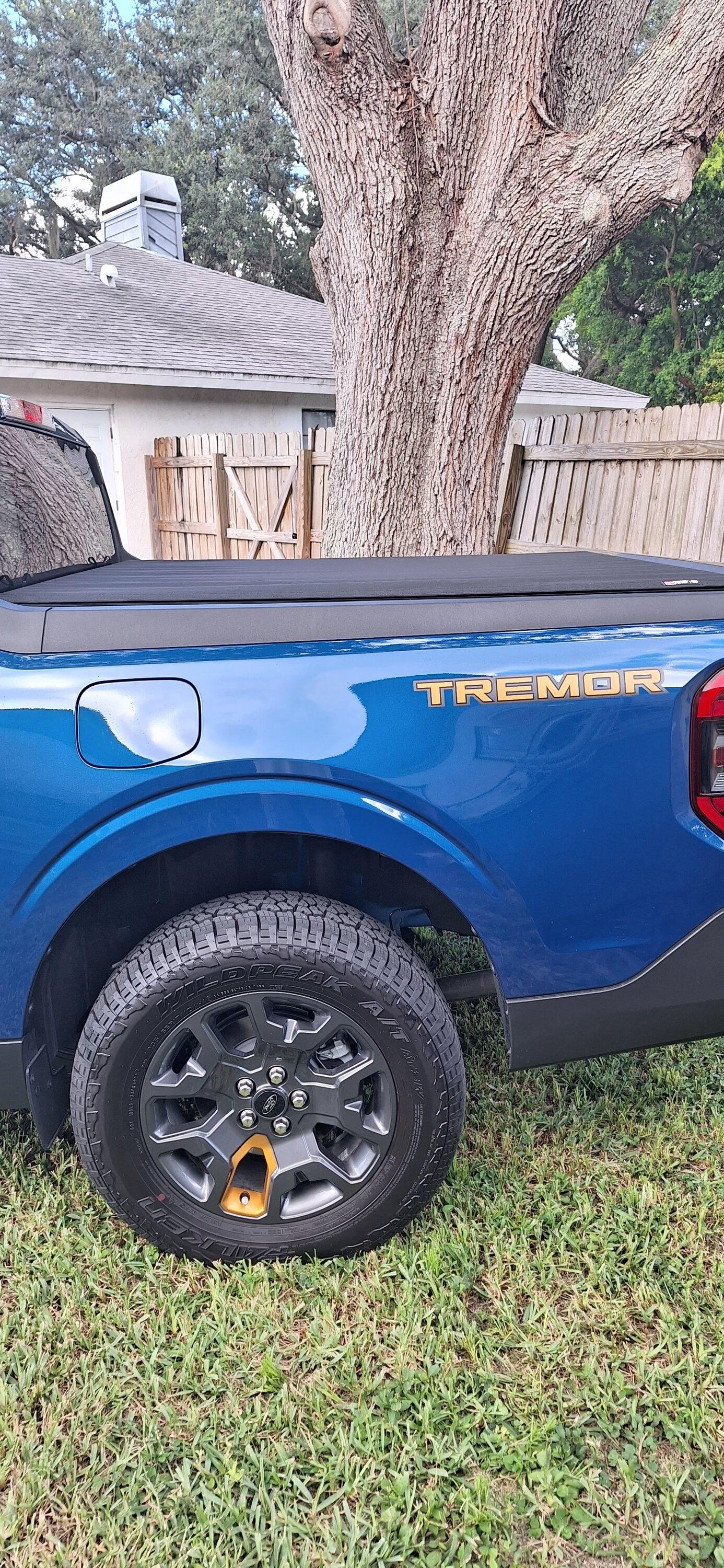 Ford Maverick Finally received my Atlas Blue XLT Tremor 20230827_150153