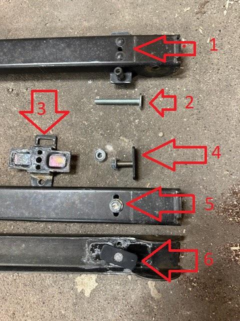 Ford Maverick Best fittings for kayaks compatible with Tonneau Hull Mod