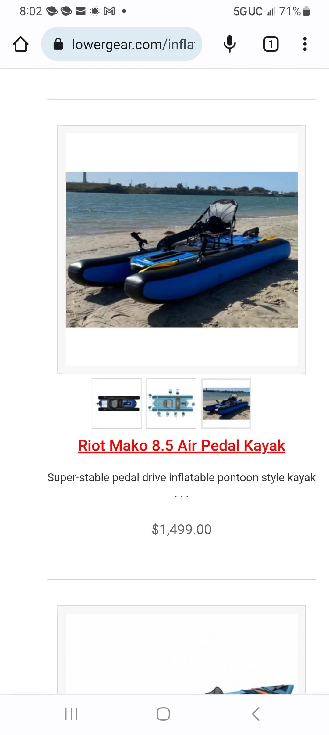 Ford Maverick Hauling a kayak on Maverick with Elevate Rack System Screenshot_20230831_080251_Chrom