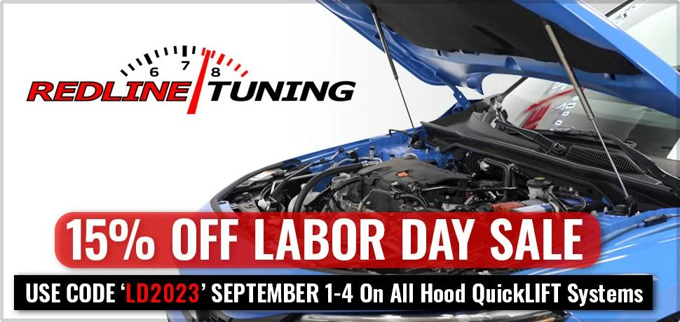 Ford Maverick Redline Tuning Hood Struts 15% off for Labor Day RedlineTuning Home Page Banner Labor Day 2023 - AK Forum copy