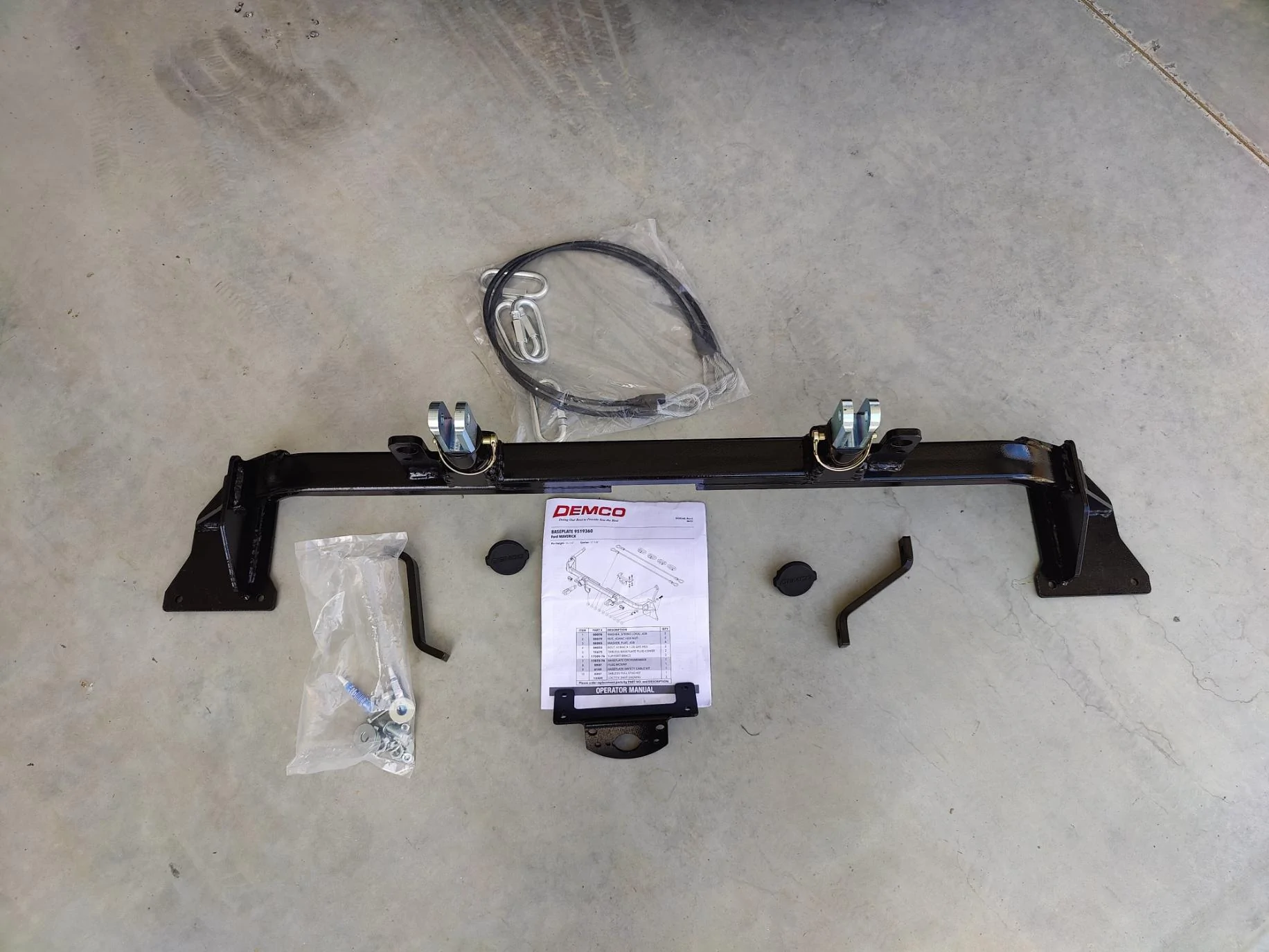 Ford Maverick Super Easy Flat Tow Setup w/ Roadmaster Nighthawk, Demco Stay-in-Play Duo SBS DEMCO Parts