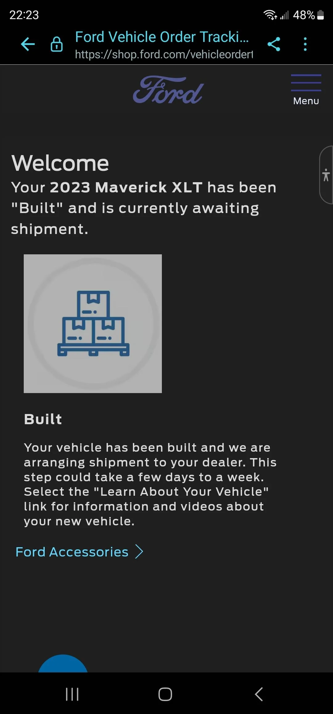 Ford Maverick Well this is new! (update after "in production") Screenshot_20230831_222348_Samsung Internet