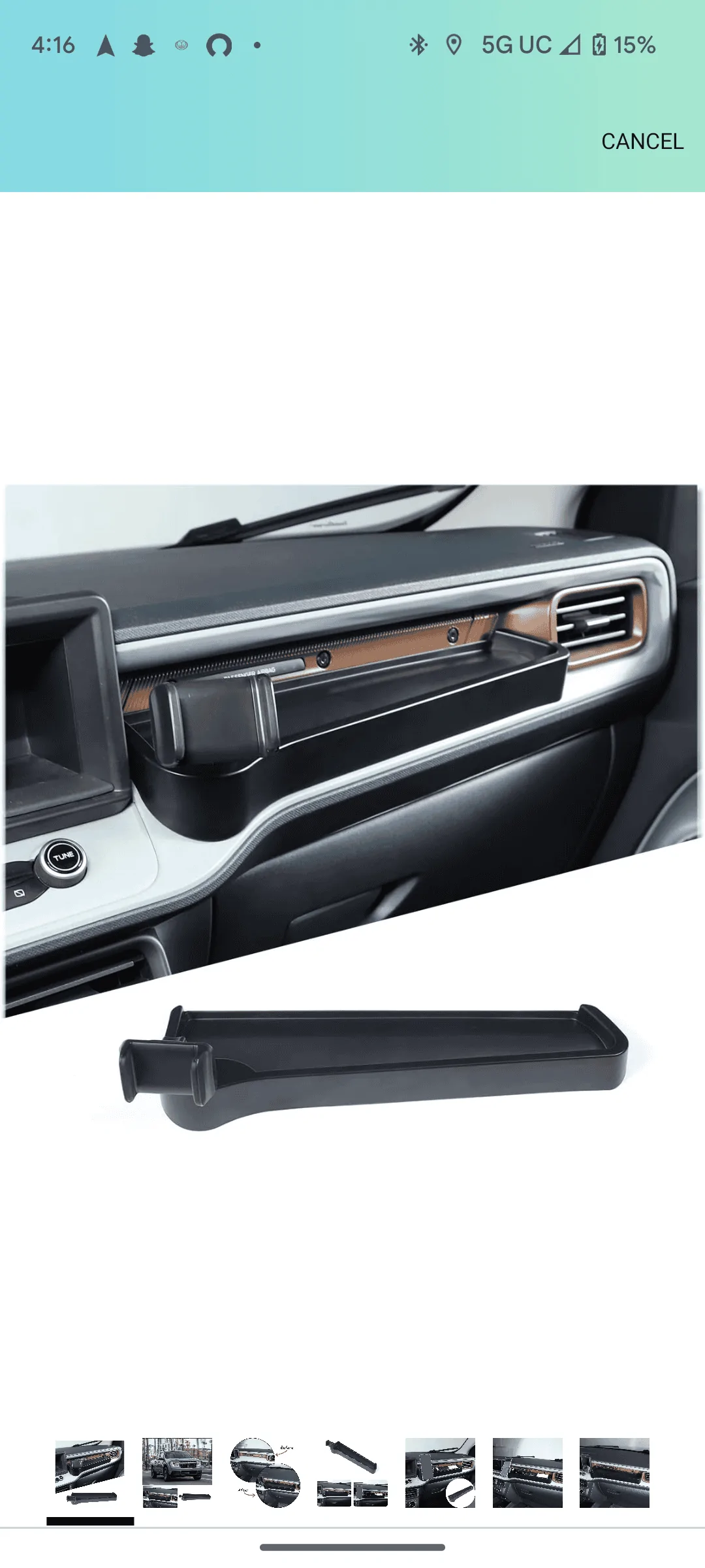 Ford Maverick Passenger dash compartment? Screenshot_20230901-161635