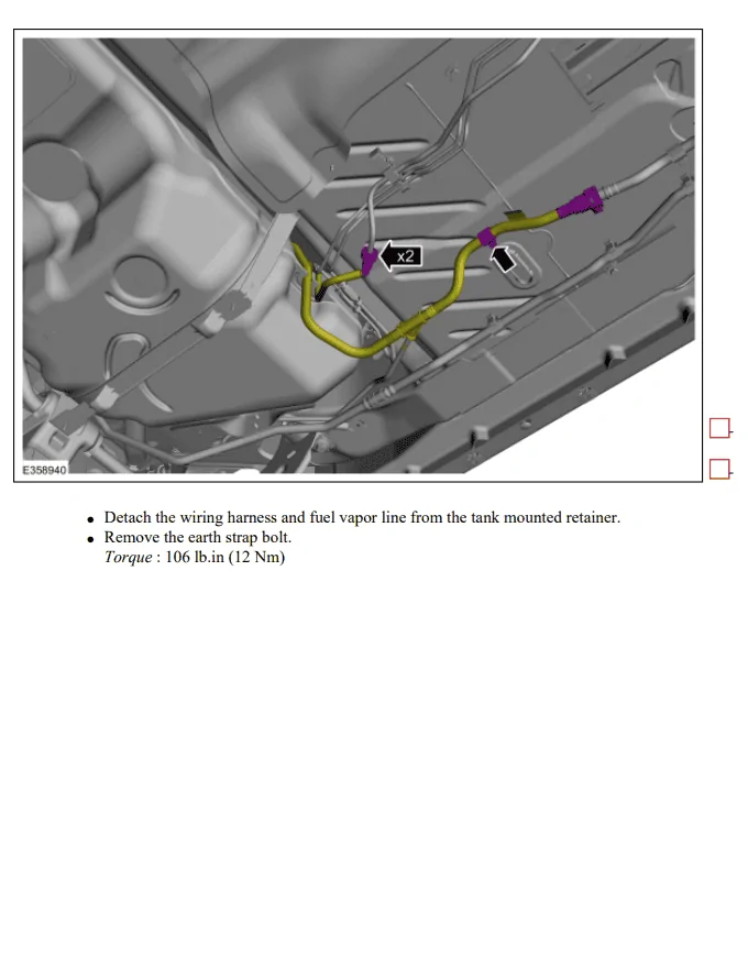 Ford Maverick GAS TANK REMOVAL fuel tank5