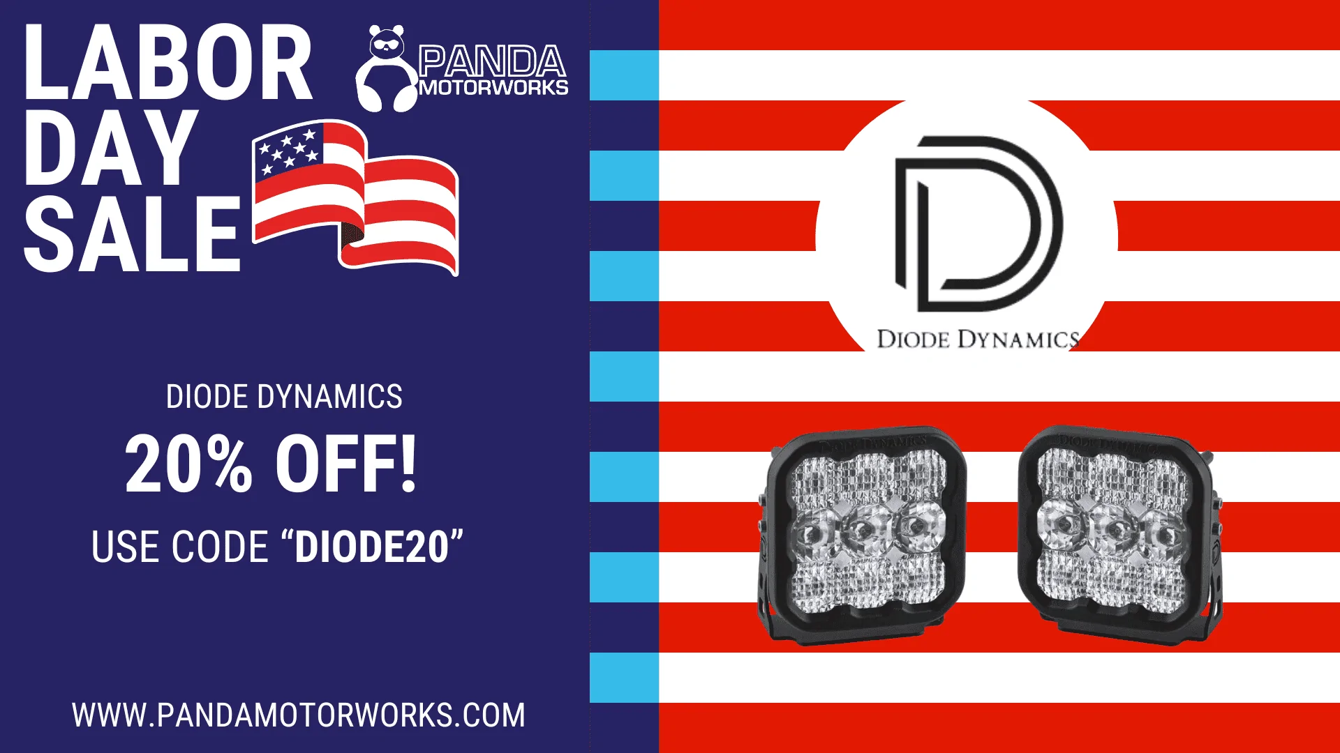 Ford Maverick Labor Day Sales at Panda Motorworks! LD Diode20