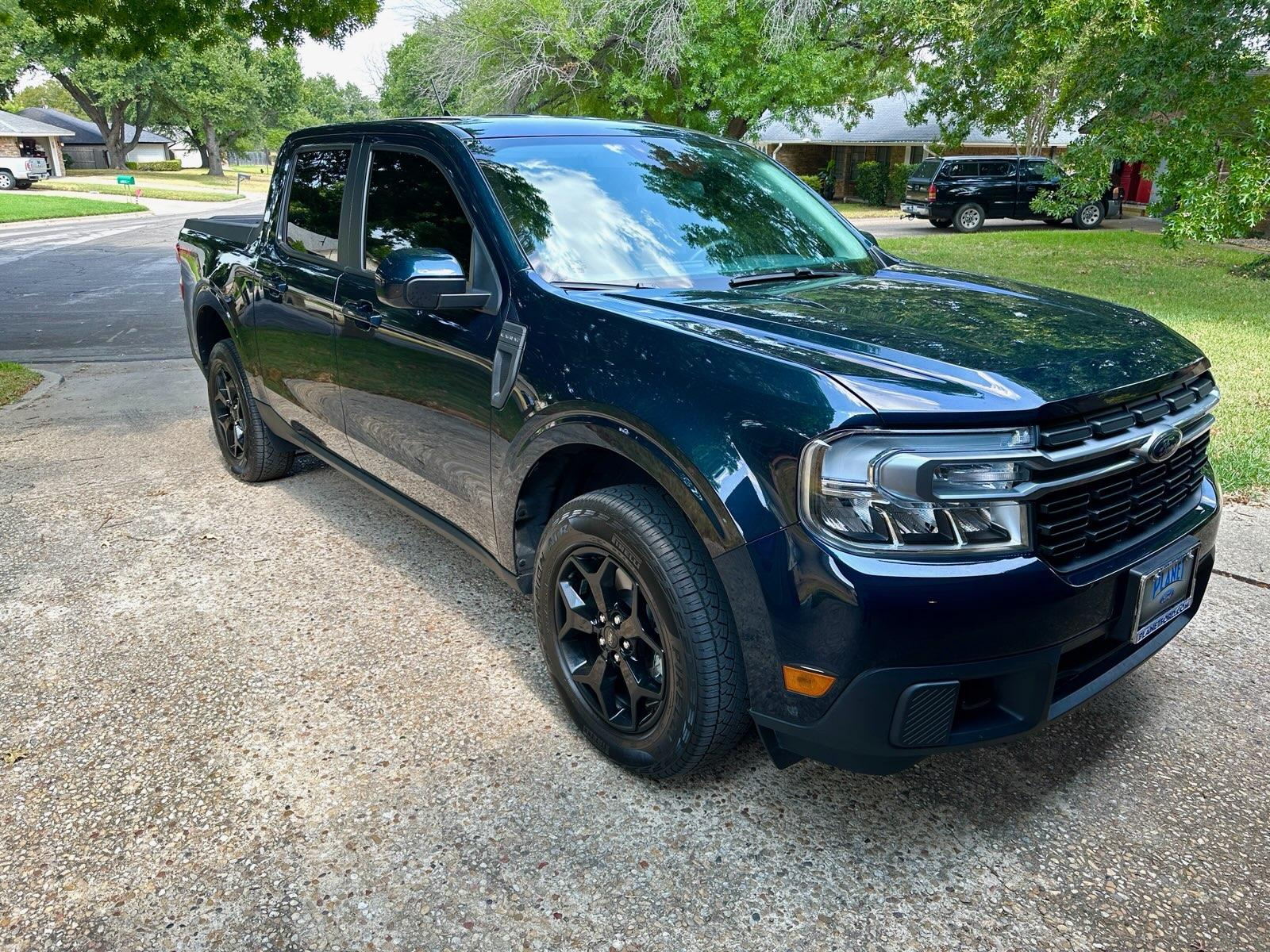 Ford Maverick Bought Maverick Lariat FX4 yesterday, 2023 model.  Missing options; IMG_0849