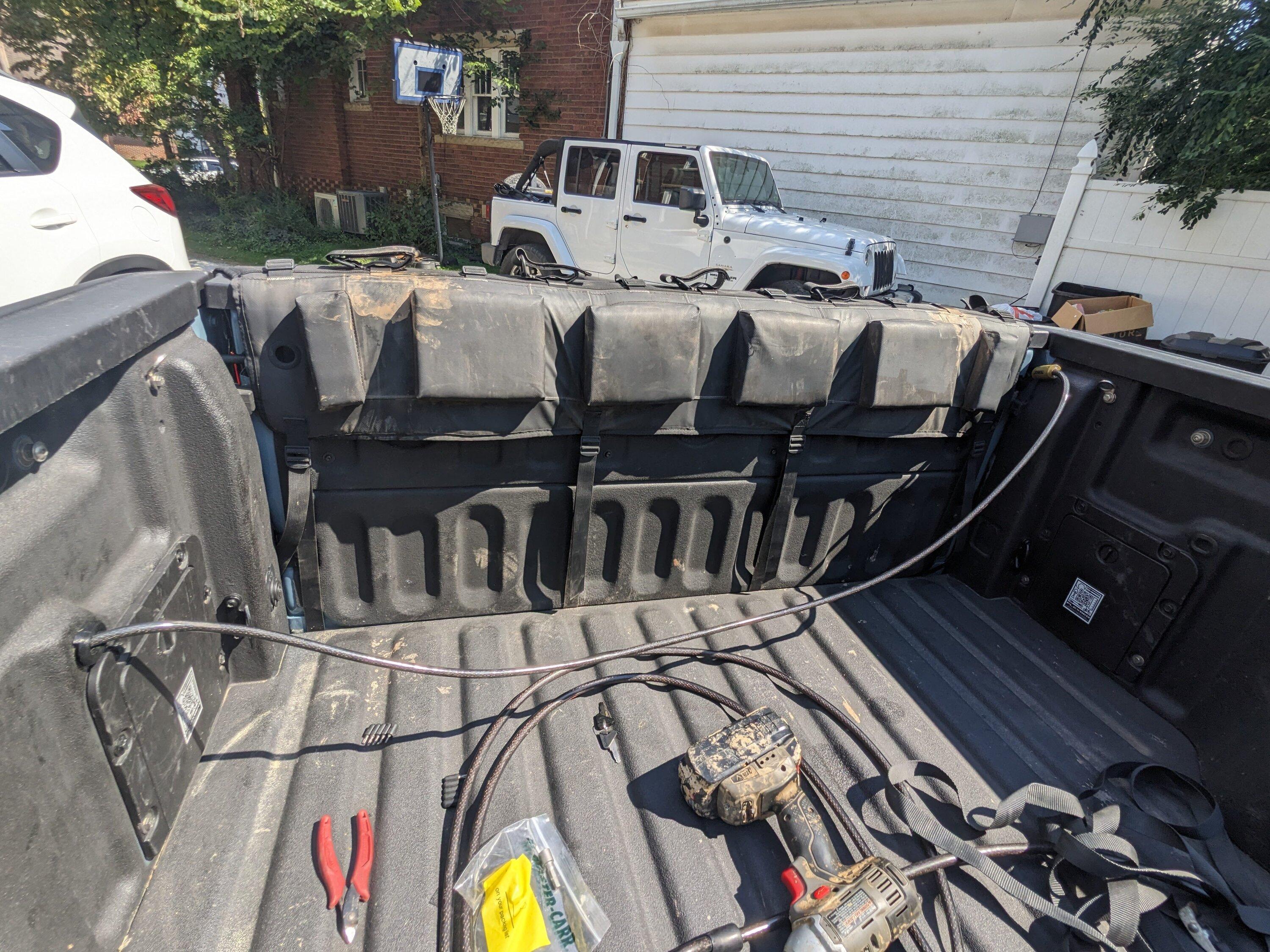 Ford Maverick DIY Retractable Cable Lock for Maverick bed PXL_20230904_191504848