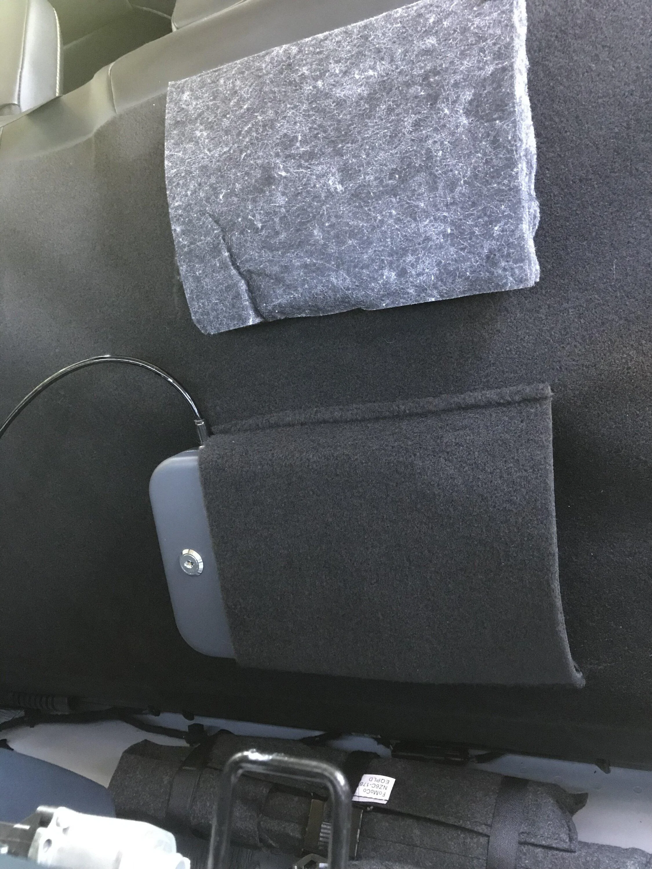 Ford Maverick Rear seat “pocket” safe F8498A86-3B06-4126-9A31-06B056866DE0