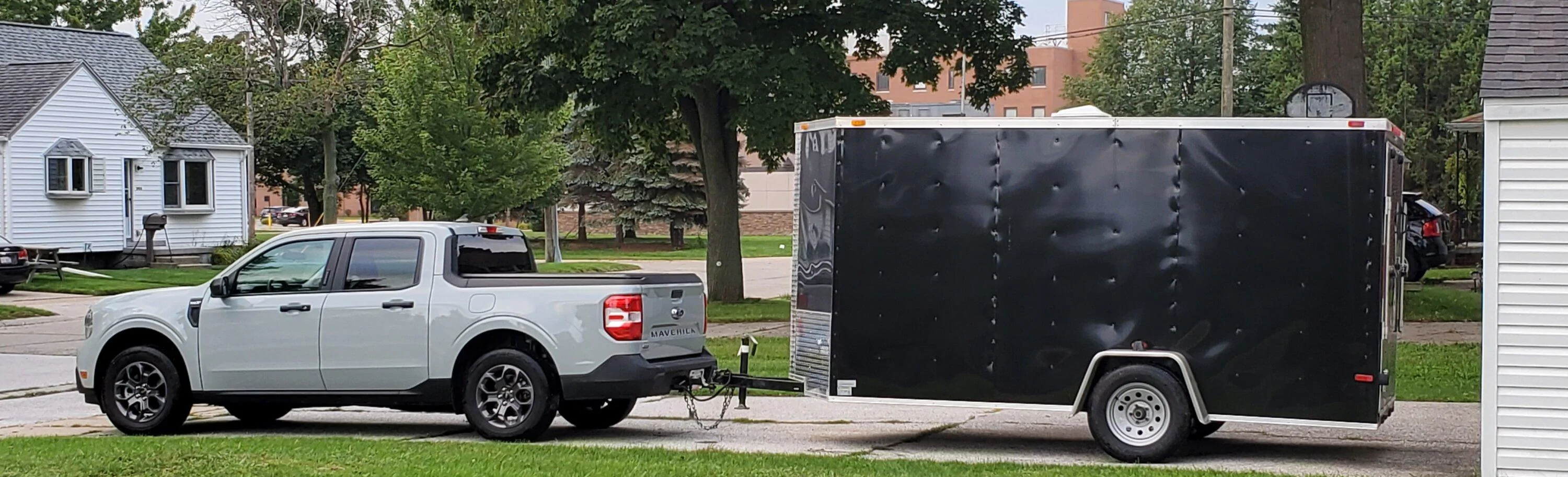 Ford Maverick 5 x 8 utility trailer recommendations? 20230826_074455