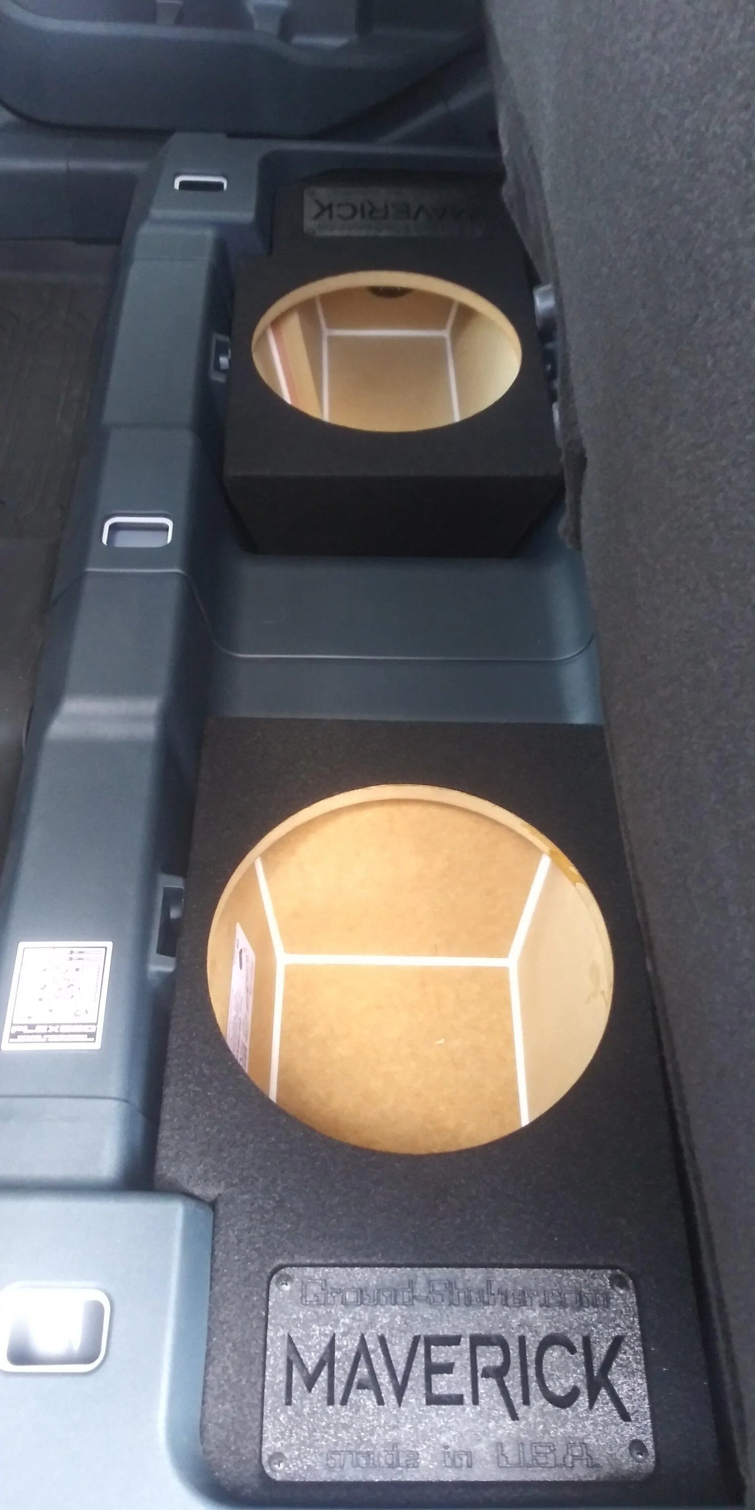 Ford Maverick Was going to build a subwoofer enclosure, but... 20230905_174642
