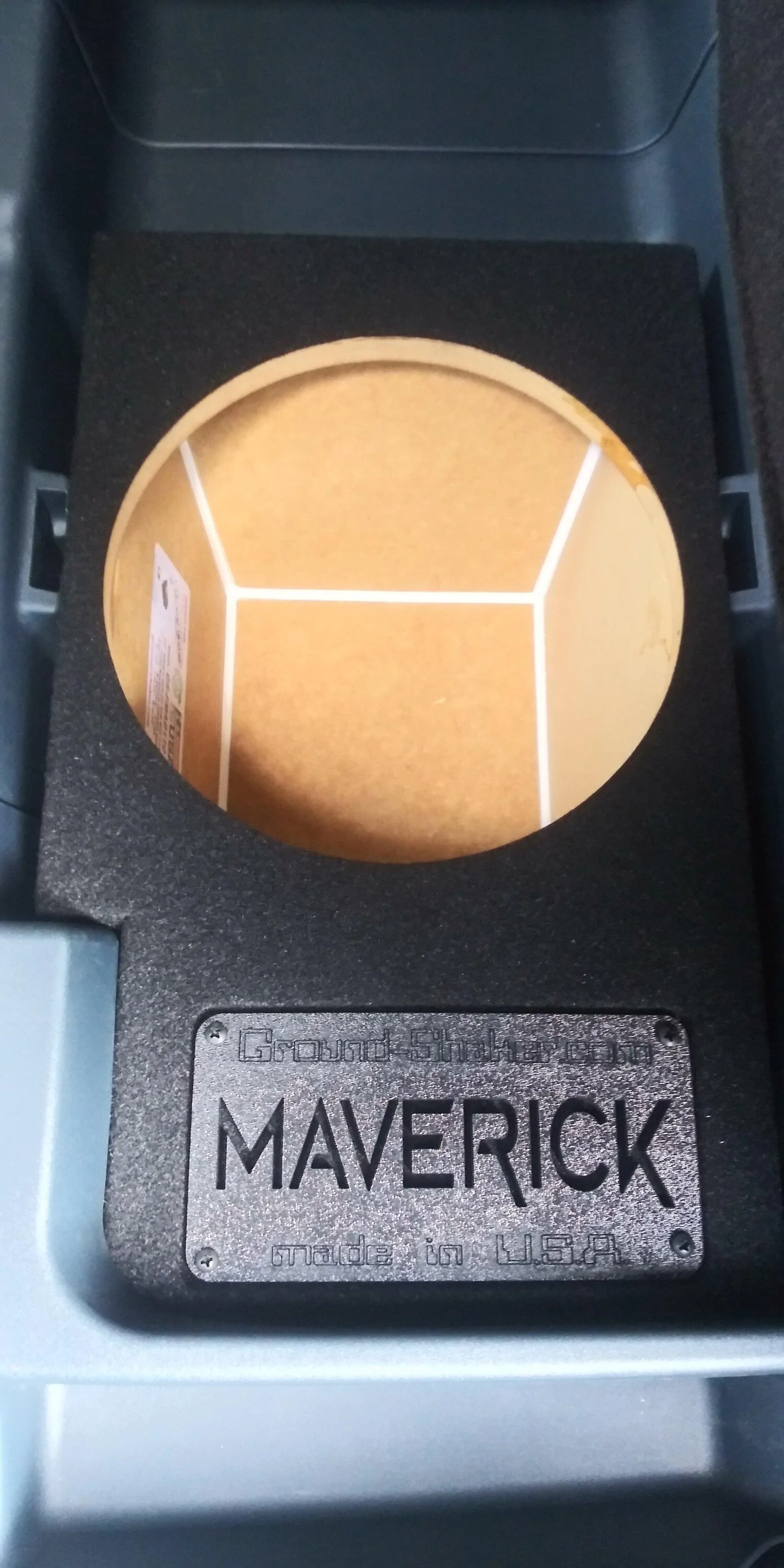 Ford Maverick Was going to build a subwoofer enclosure, but... 20230905_174636