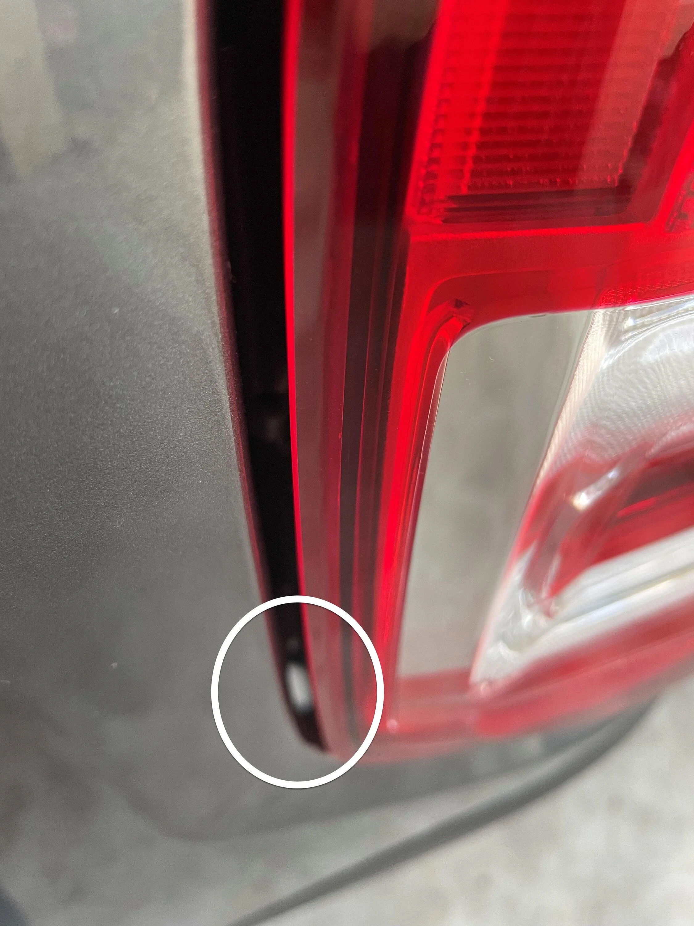 Ford Maverick Rear light cluster misalignment?? See the floor!