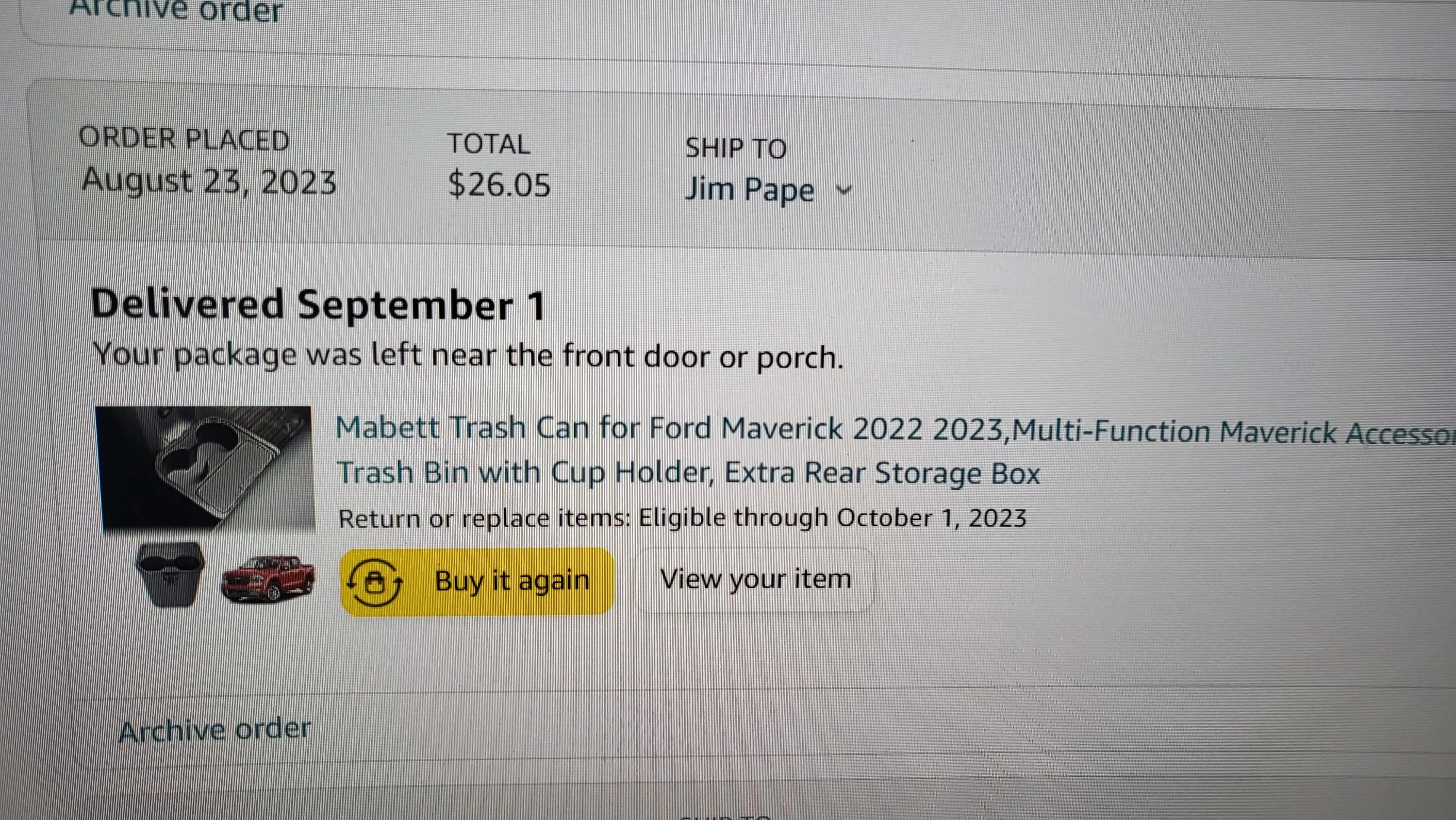 Ford Maverick Mabett Trash Can for Ford Maverick On Stock Now! 20230907_153200_resized