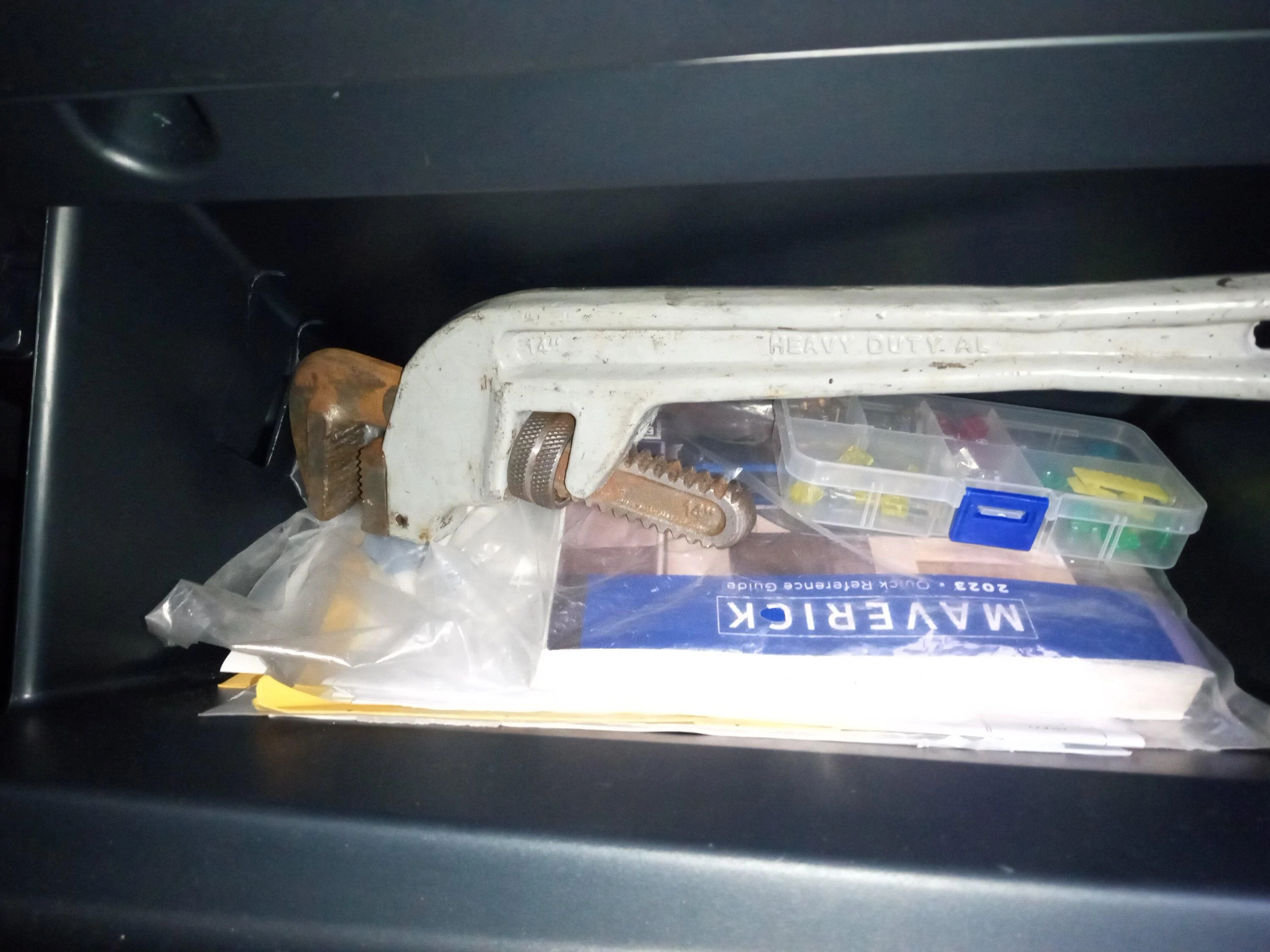 Ford Maverick What's in Your Glove Box? extra toolIMG_20230907_185418876