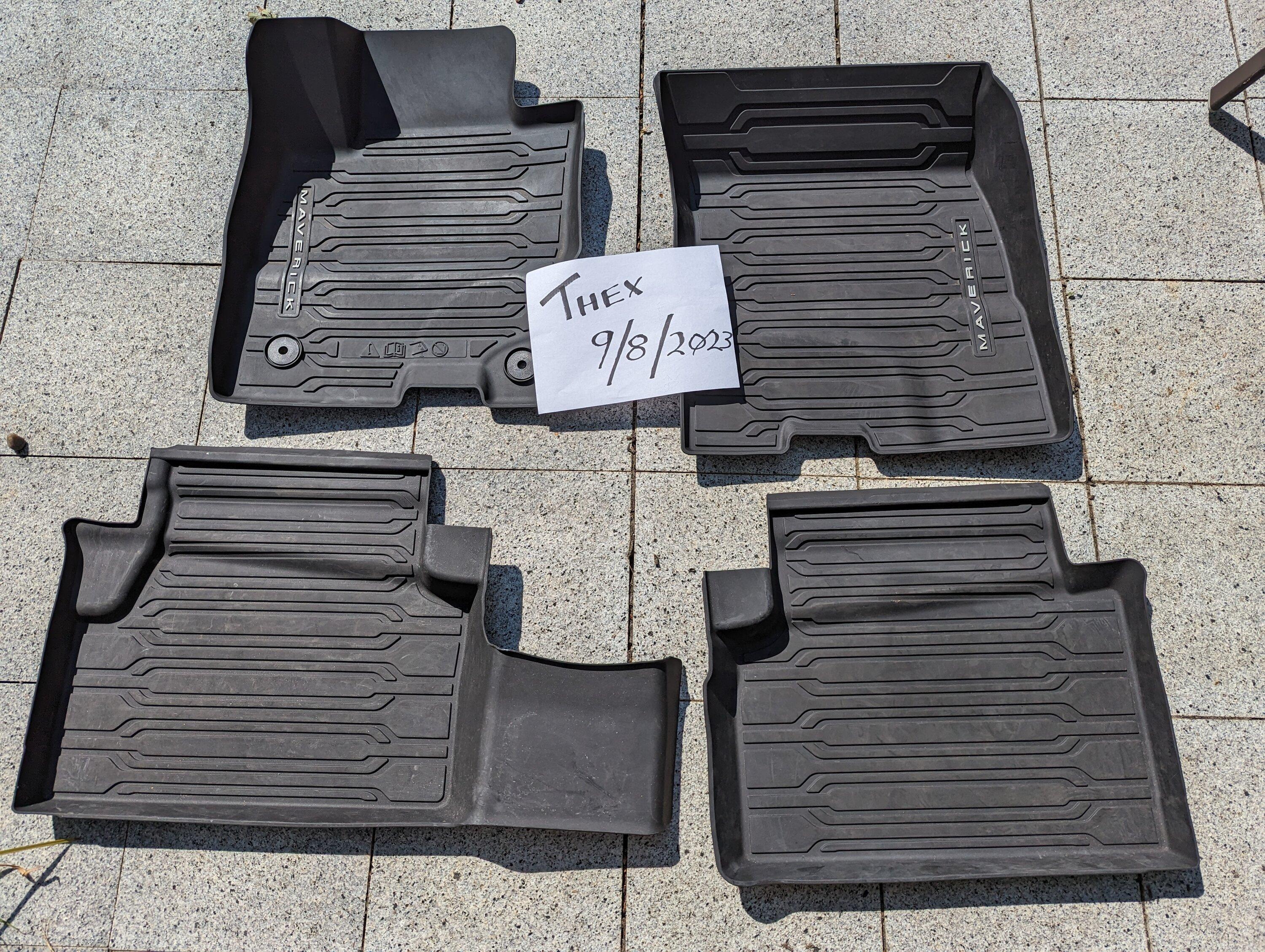 Ford Maverick OEM Floor Mats HYBRID Only PXL_20230908_203801794