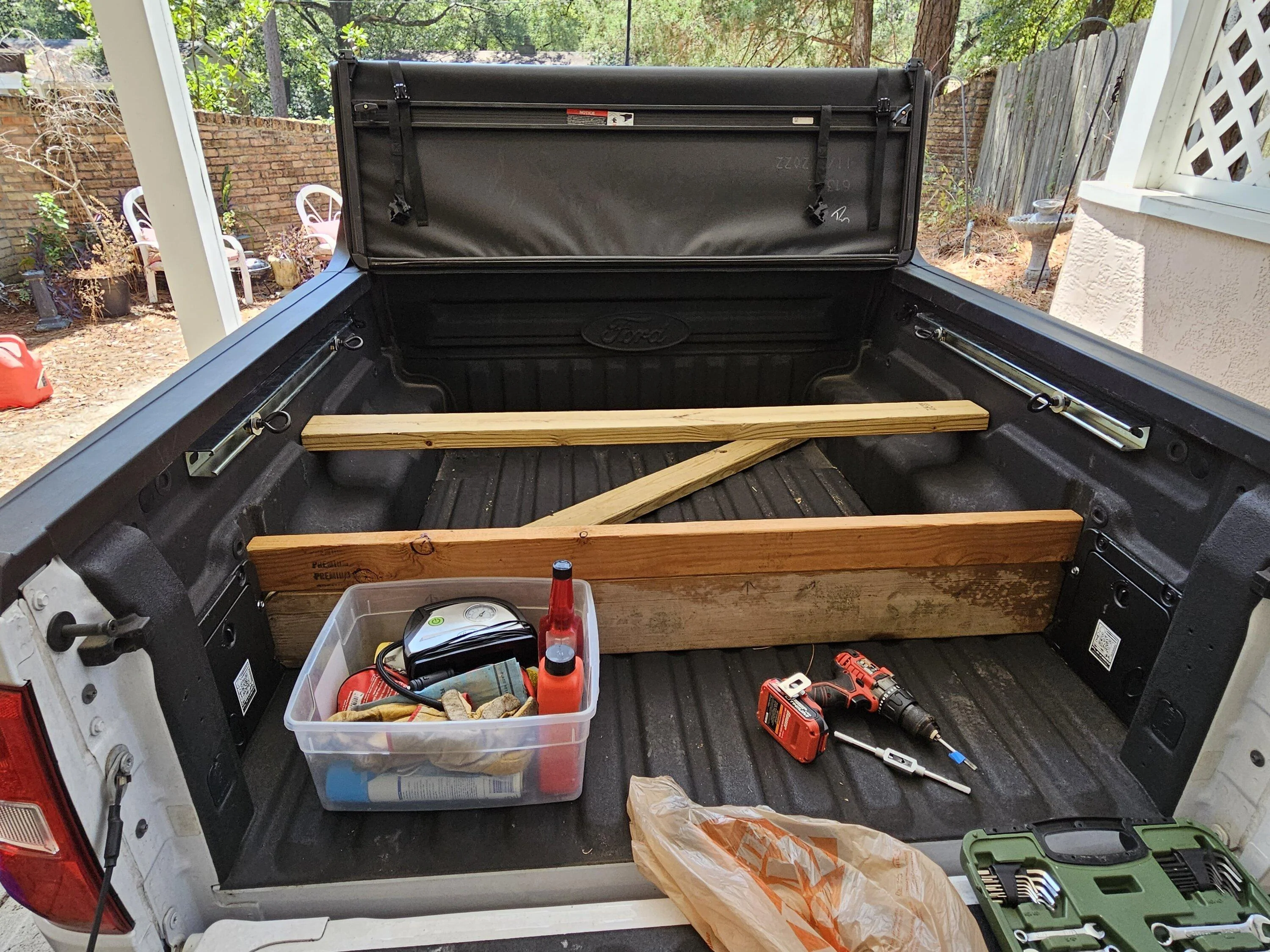 Ford Maverick My DIY Bed Rail... 20230909_120133