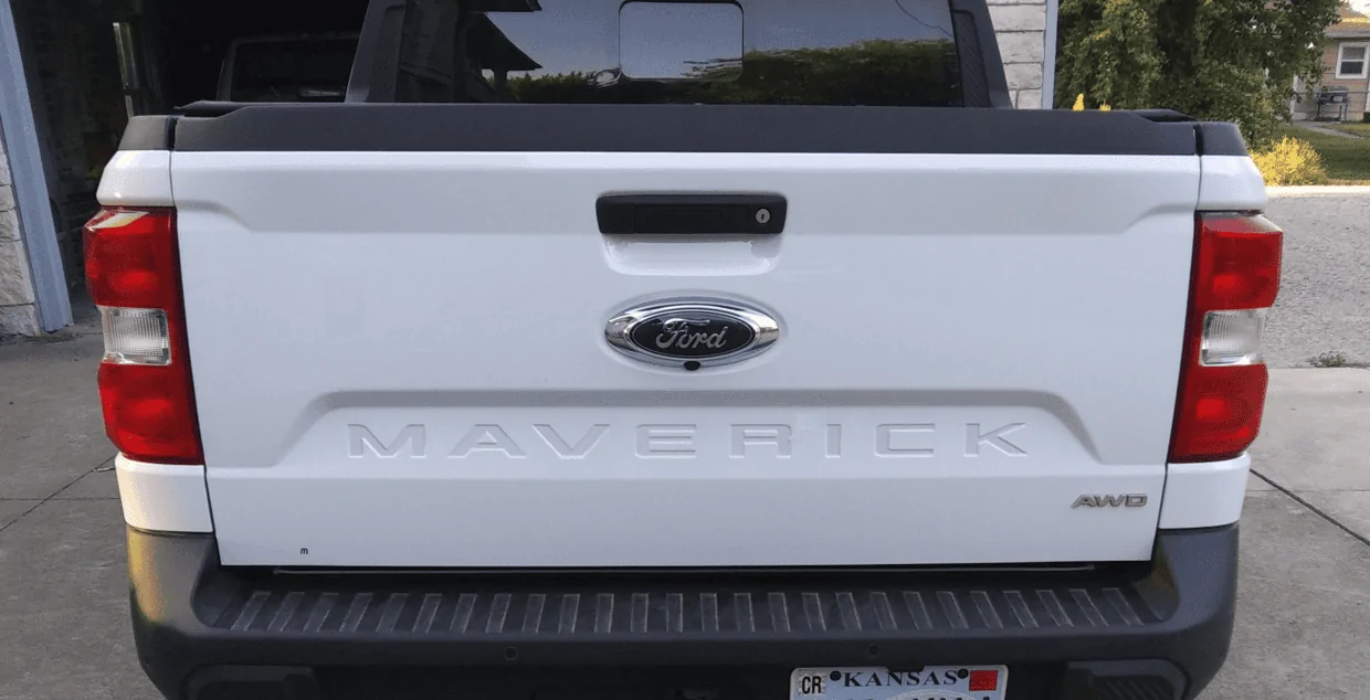 Ford Maverick Today I joined the tail gate lettering club 1694305045372-png