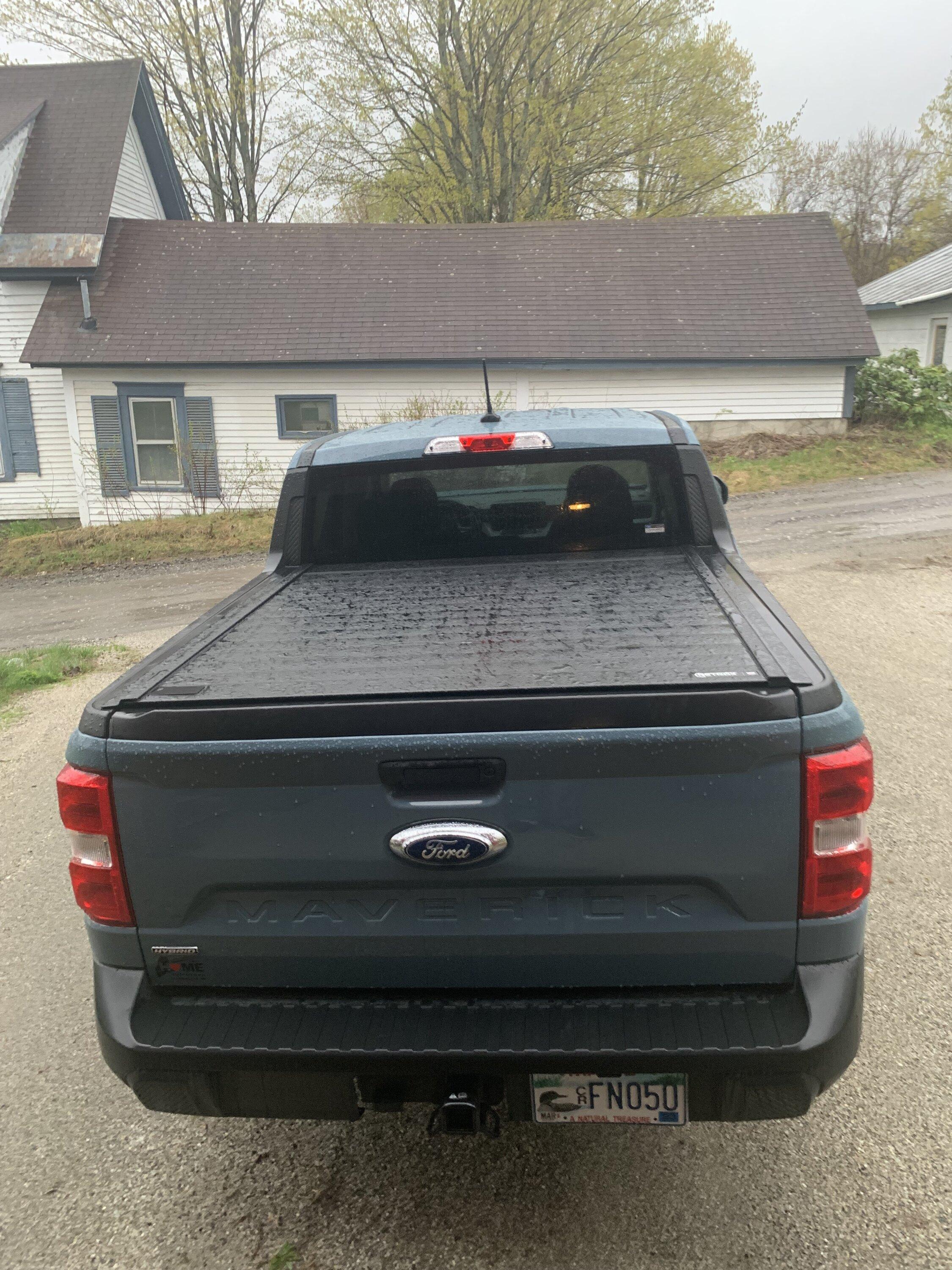 Ford Maverick Big vs little in same Ford truck family: F50 (Maverick) vs. huge F650 race car tow vehicle 1694475857268
