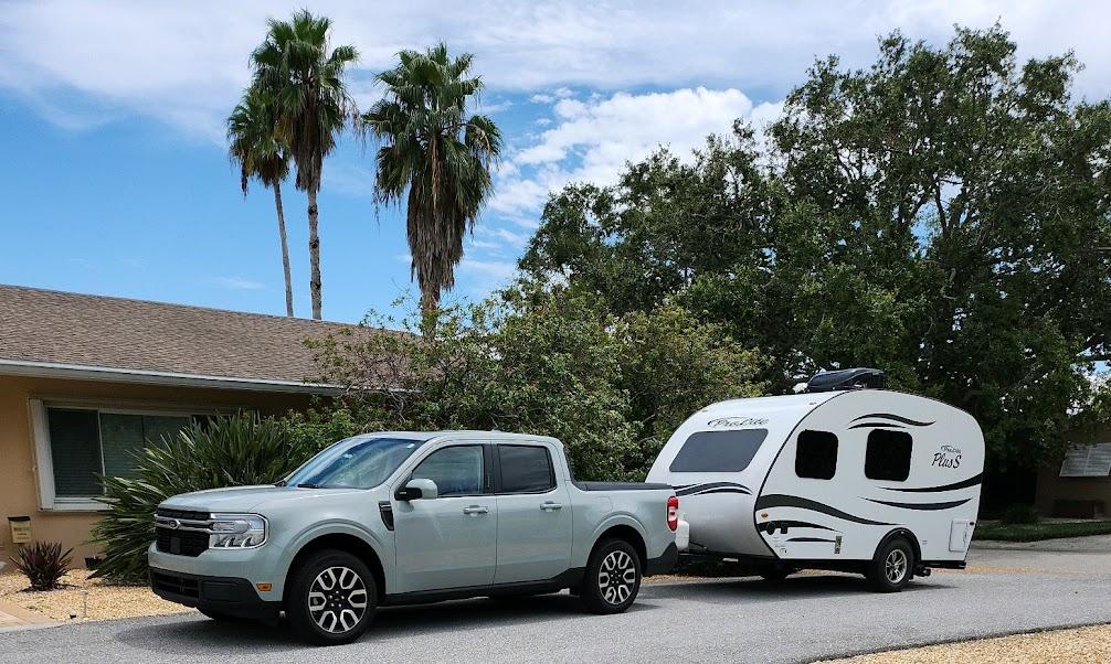 Ford Maverick Towing a 1500lb camper trailer with hybrid? 6345