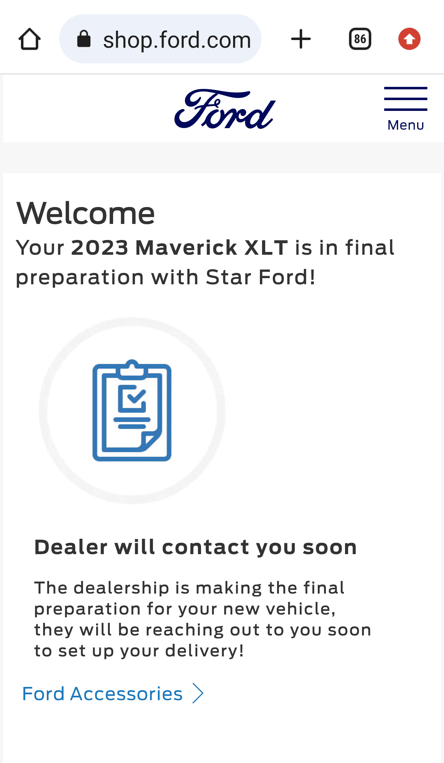 Ford Maverick Hopefully, everyone will get this email soon Screenshot_20230912-154937
