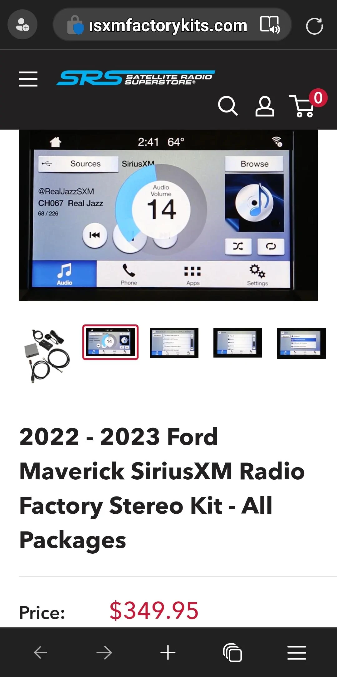 Ford Maverick XM Radio Screenshot_20230913_112756_Edg